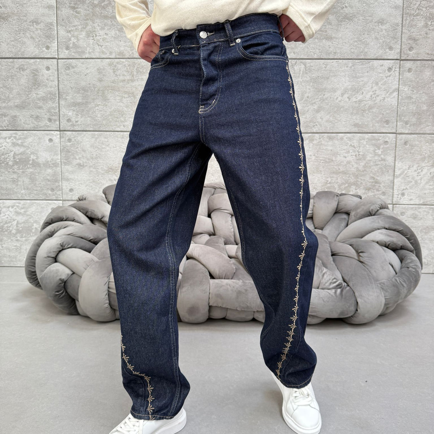 Tasarım Premium Baggy Jean