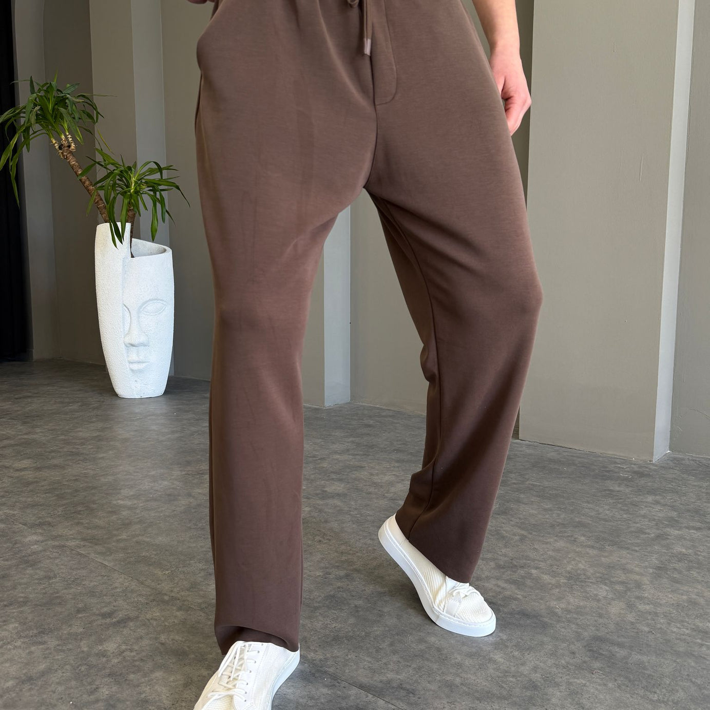 Kahve Oyhso Kumaş Jogger