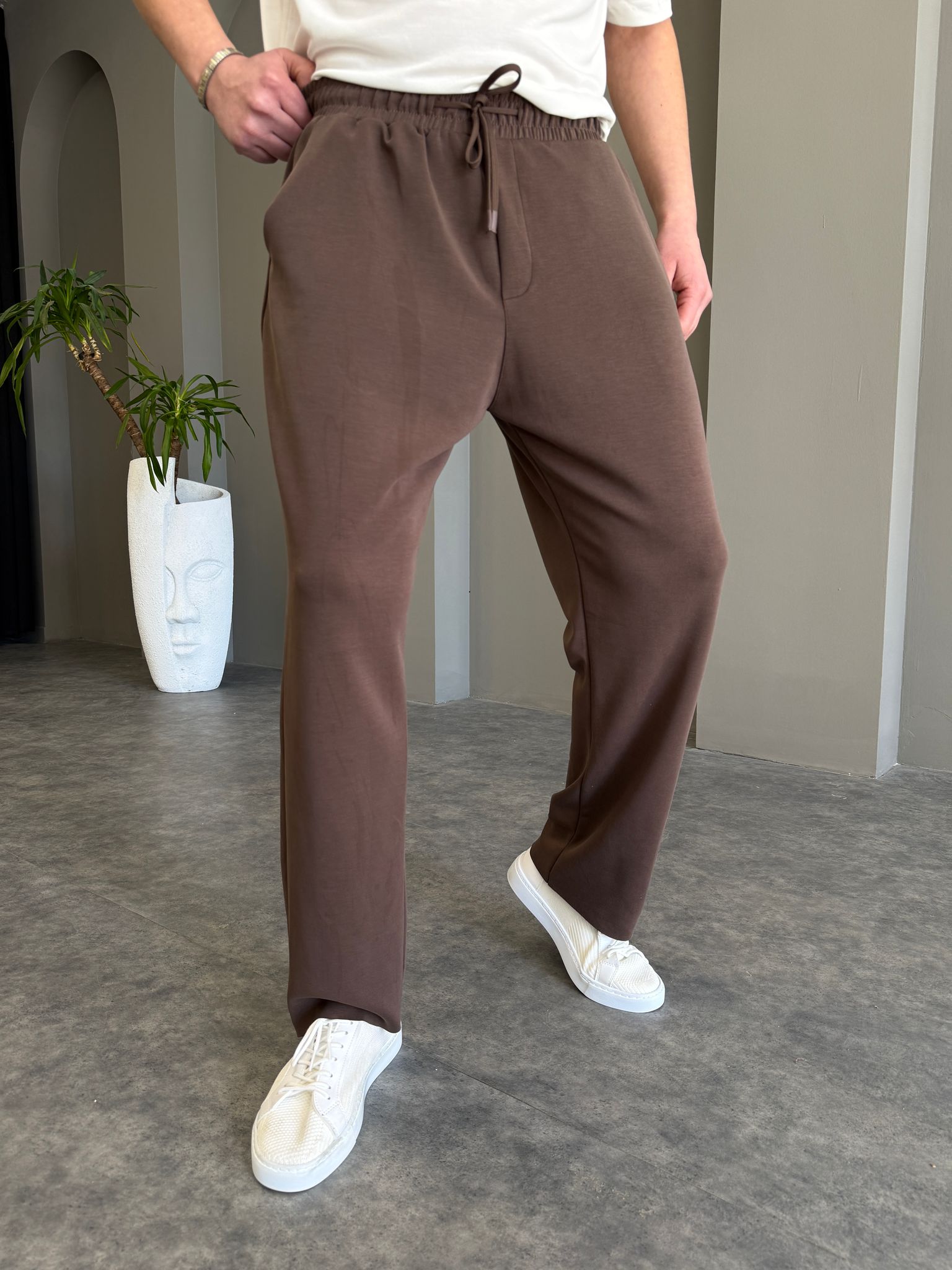 Kahve Oyhso Kumaş Jogger