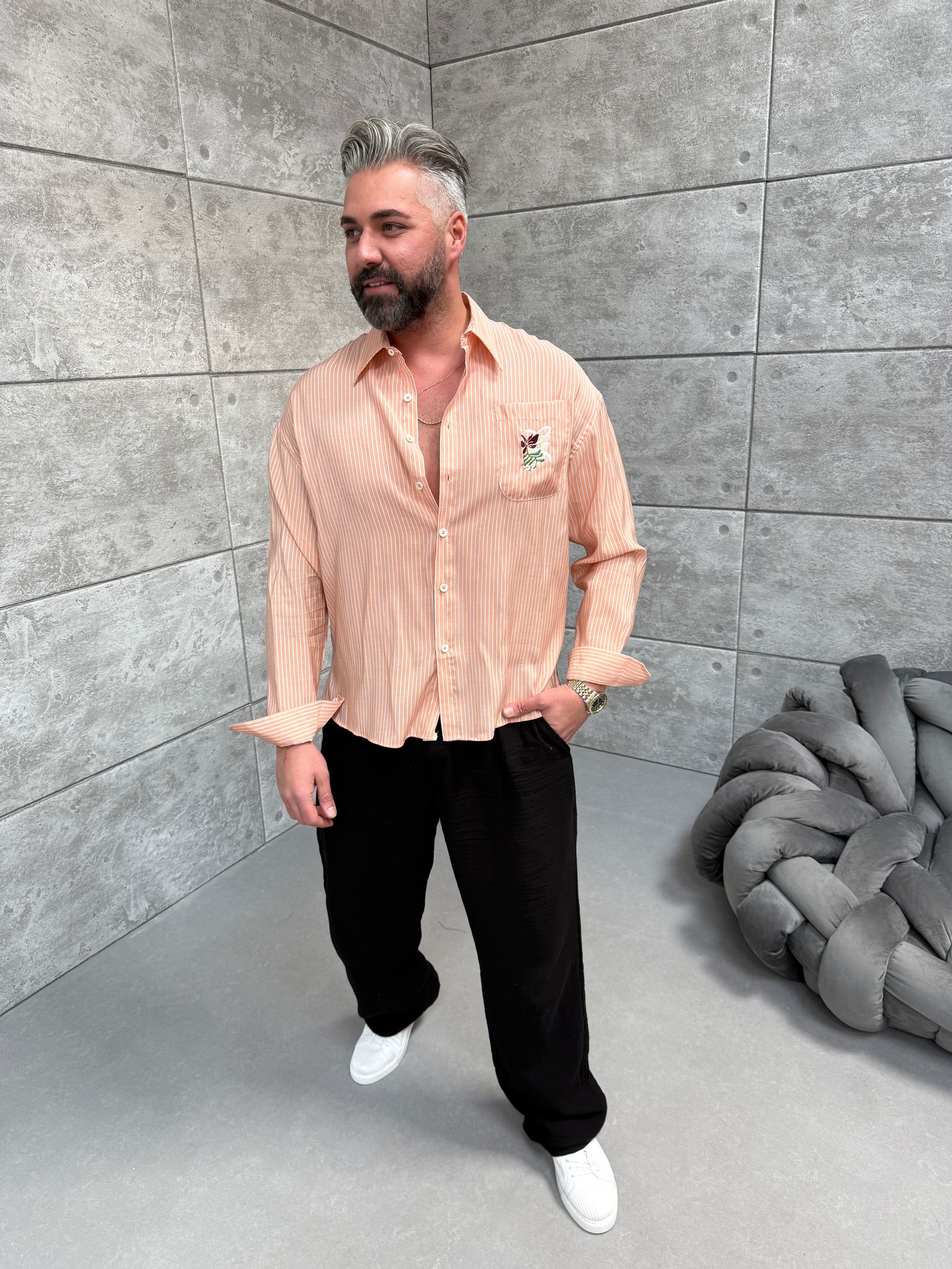 Nakış Detaylı Gömlek