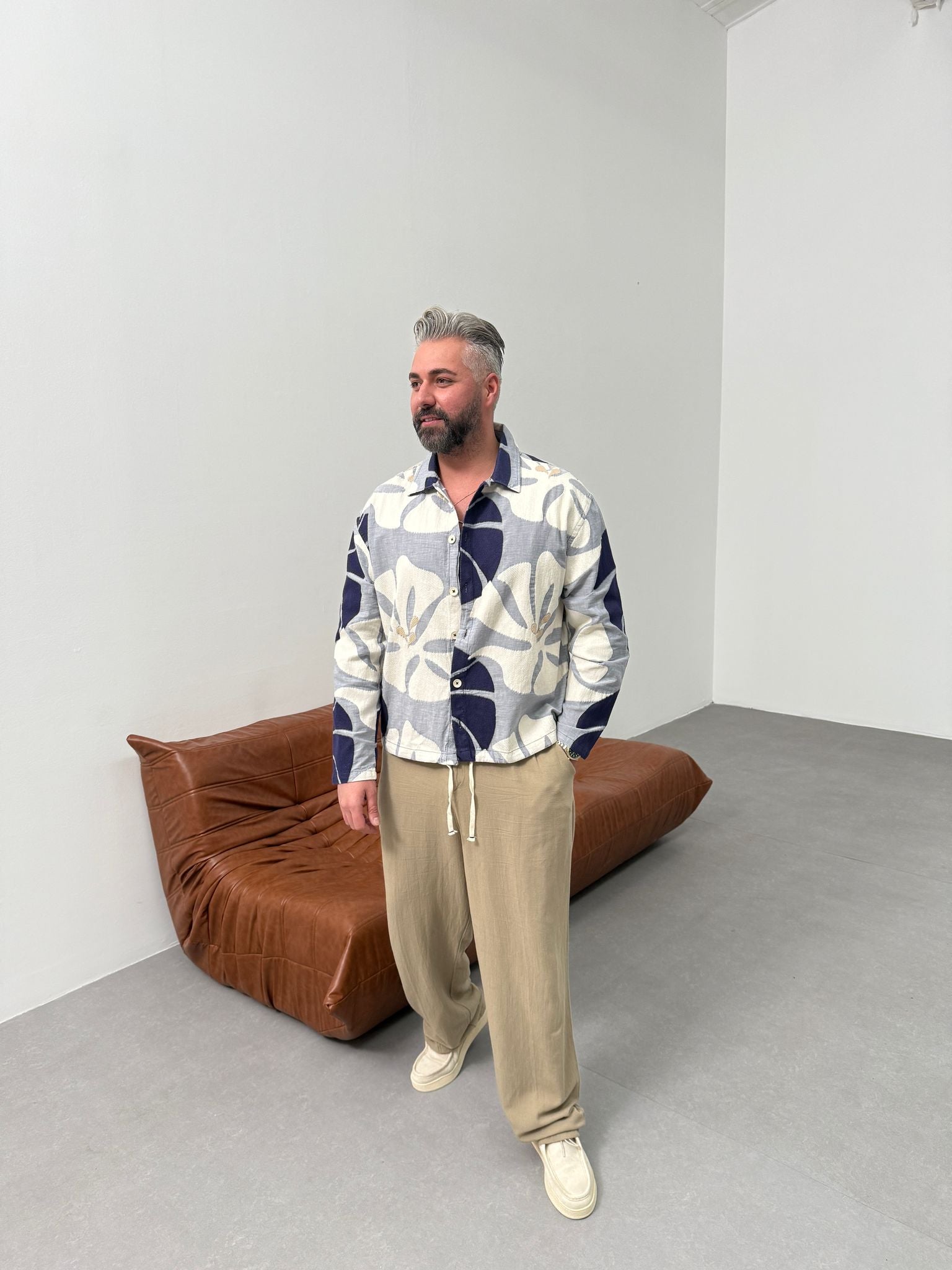 Desenli Tasarım Gömlek