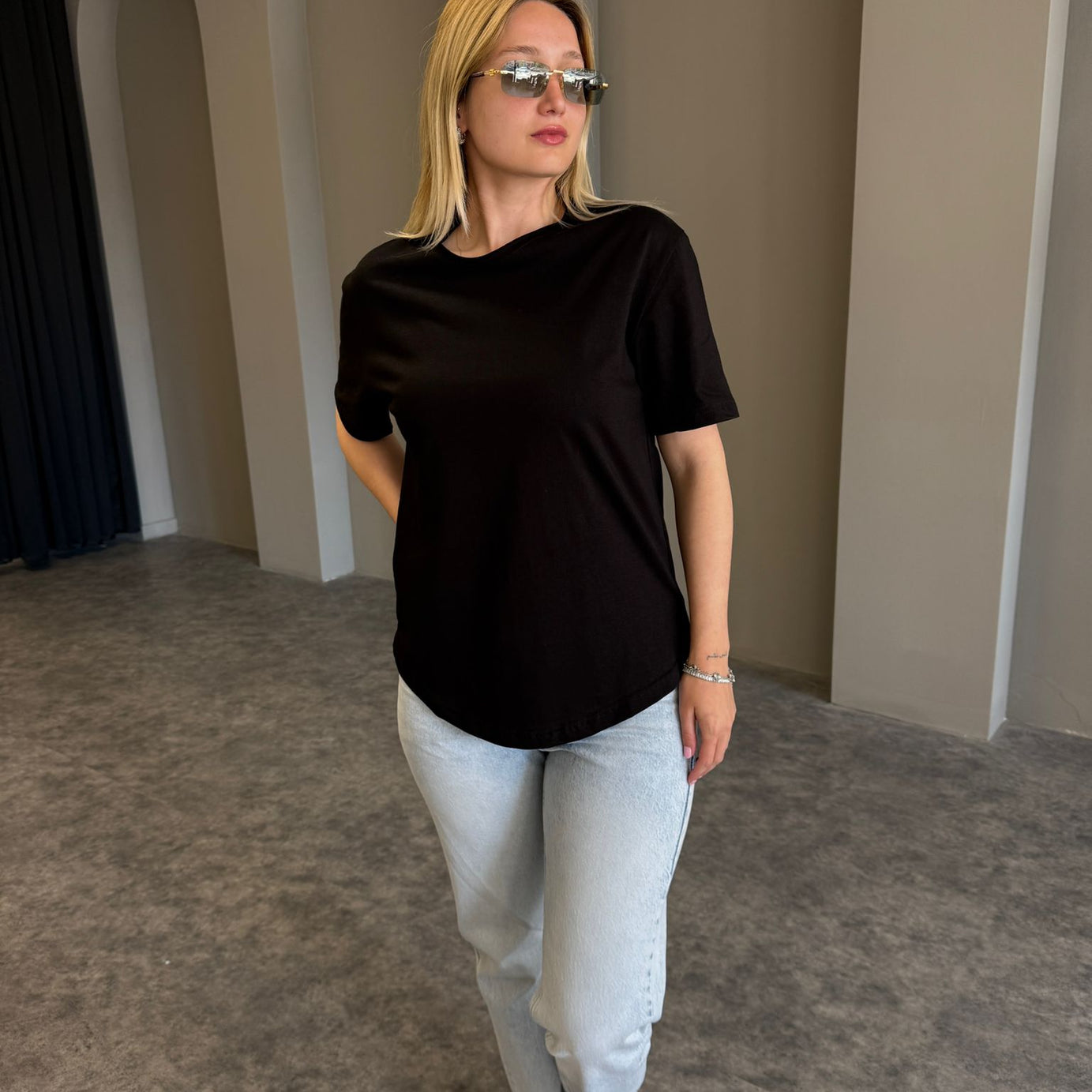 Siyah Basic T-Shirt