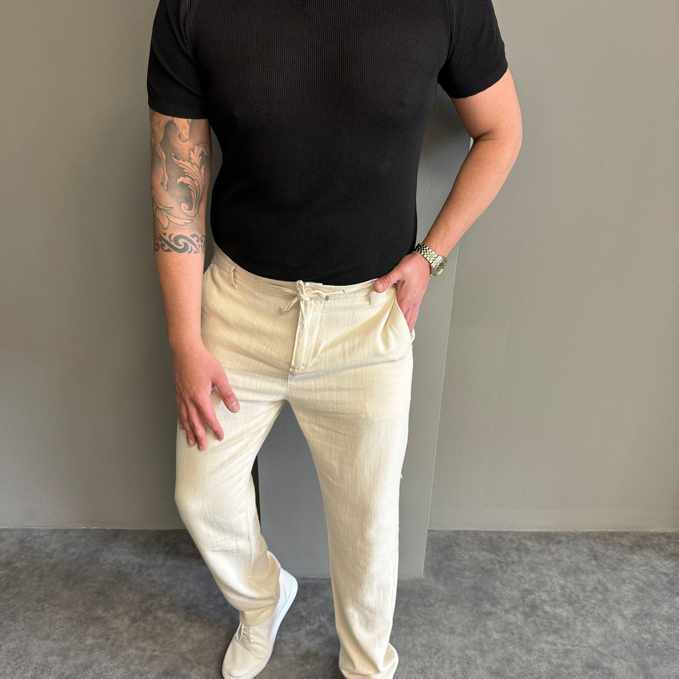 Mint Yeşili Triko T-Shirt