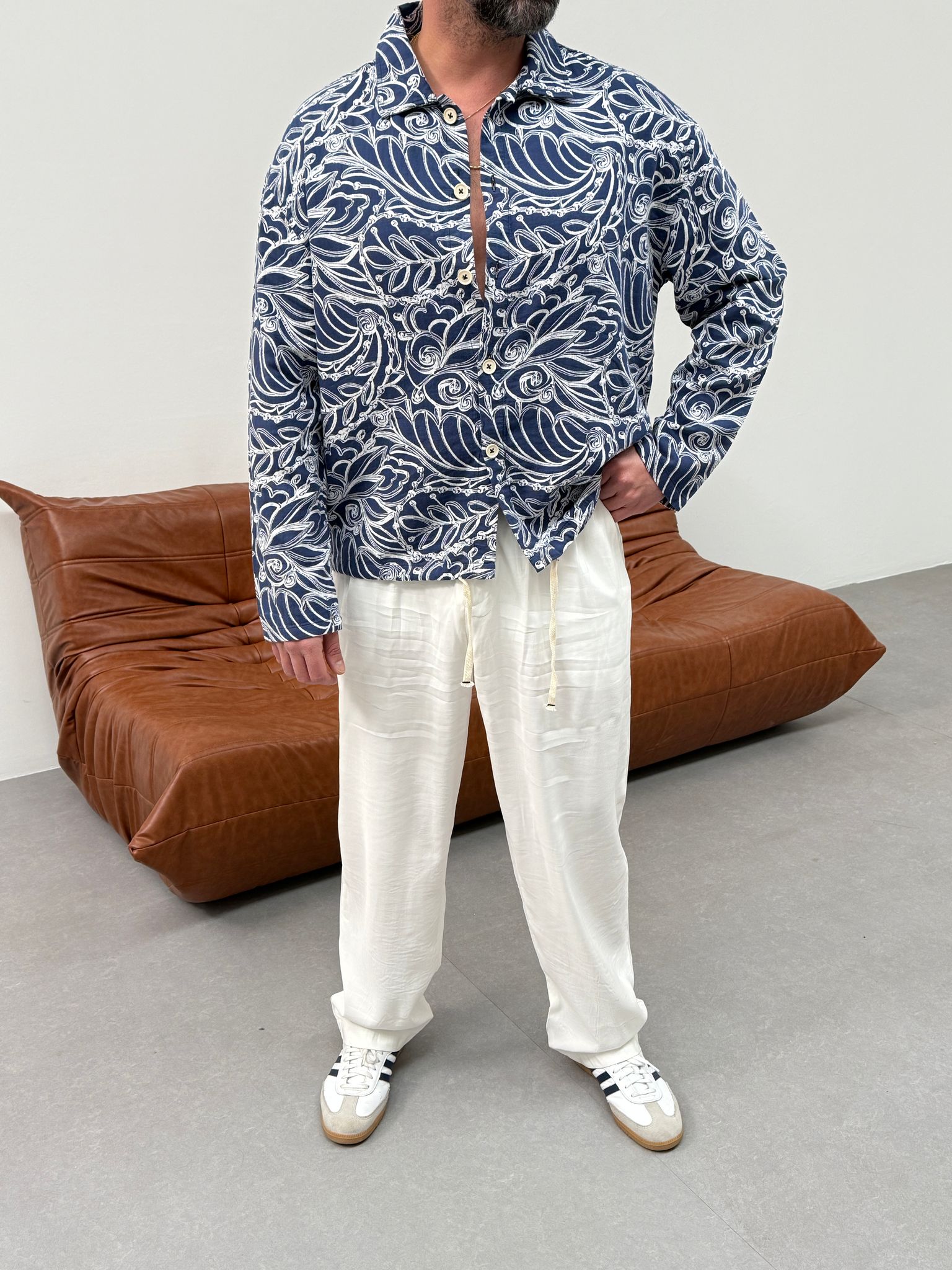 Desenli Tasarım Gömlek