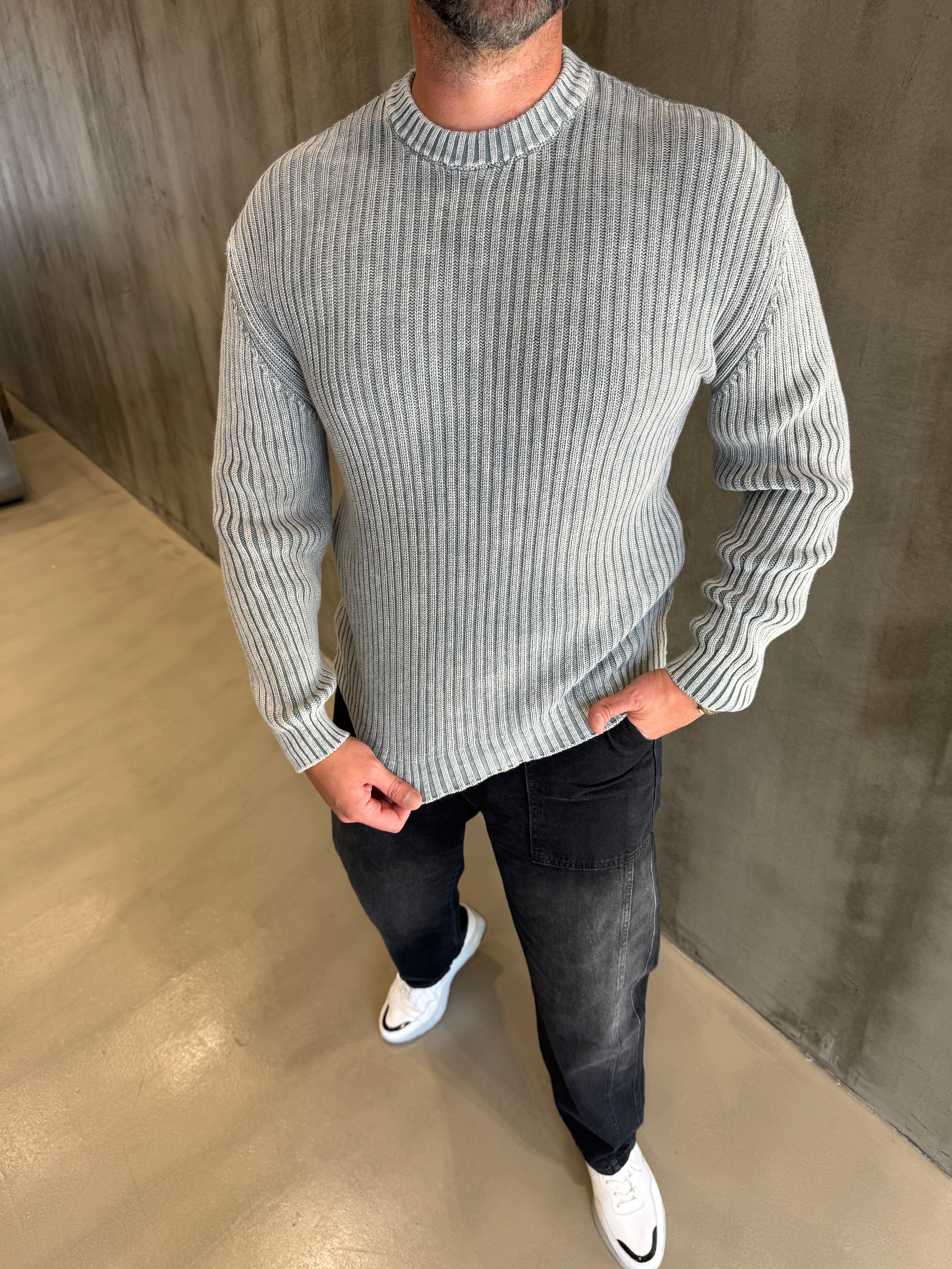 Bordo Yıkamalı Pre Sweat