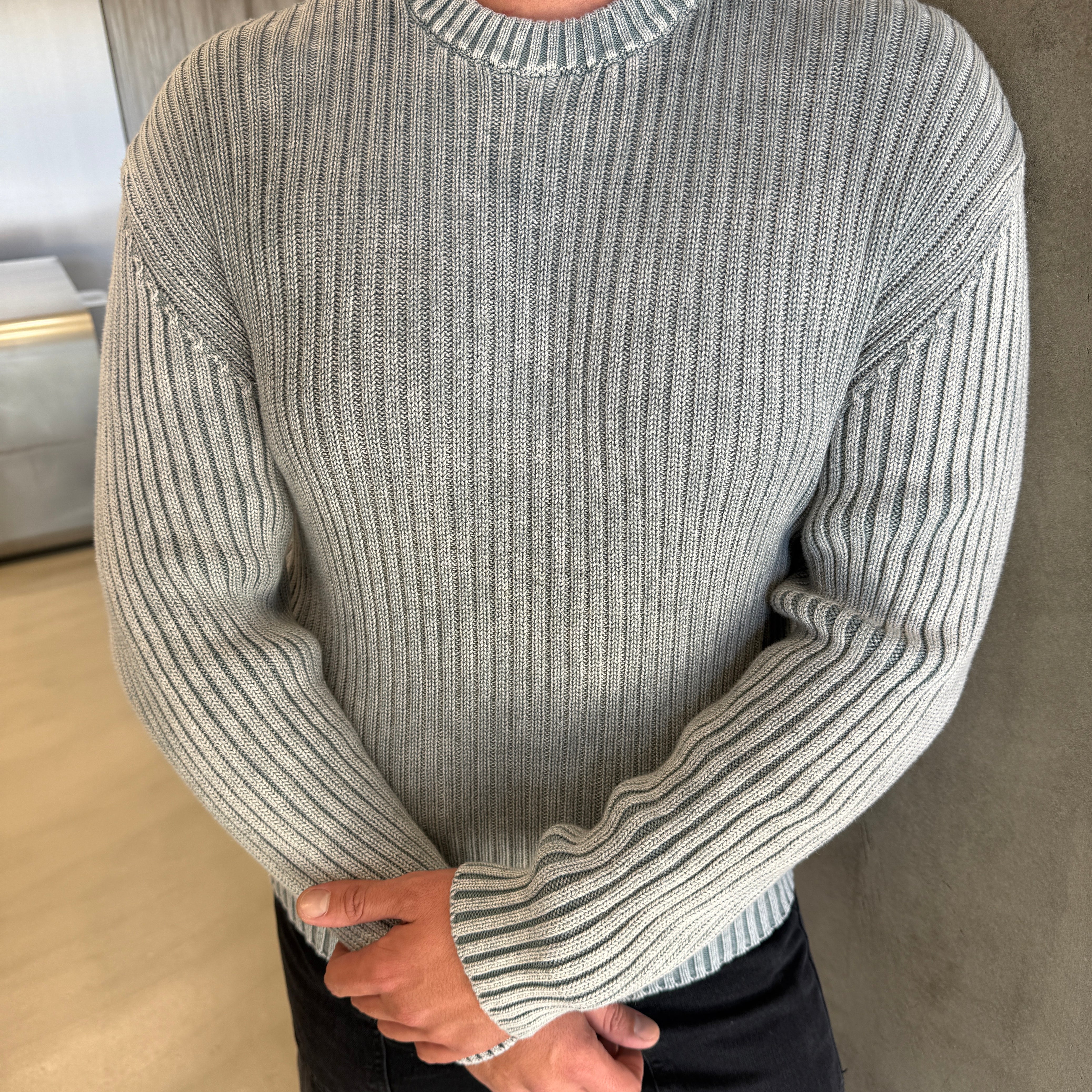 Antrasit Yıkamalı Pre Sweat