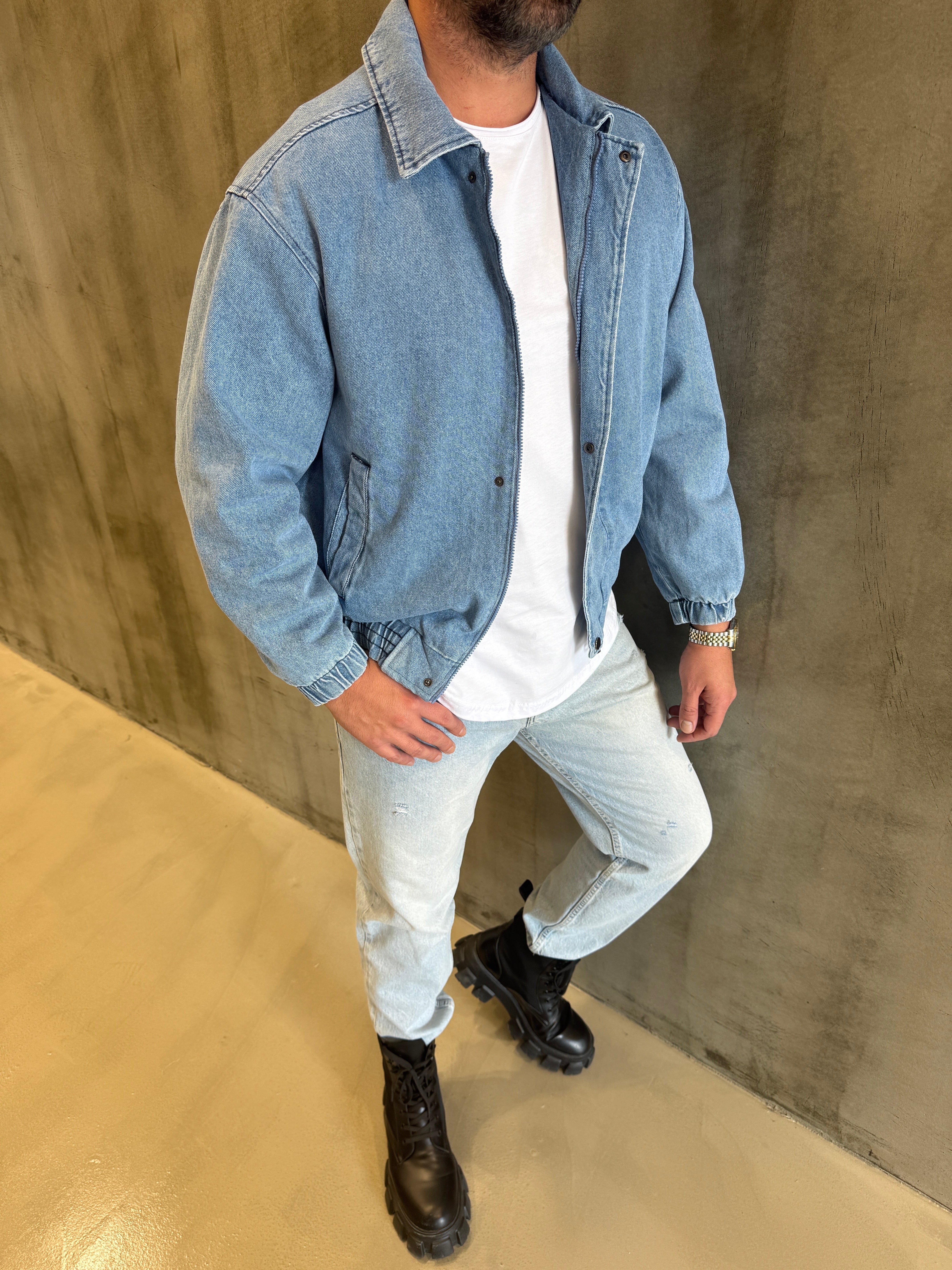 Mavi Oversize Kot Ceket