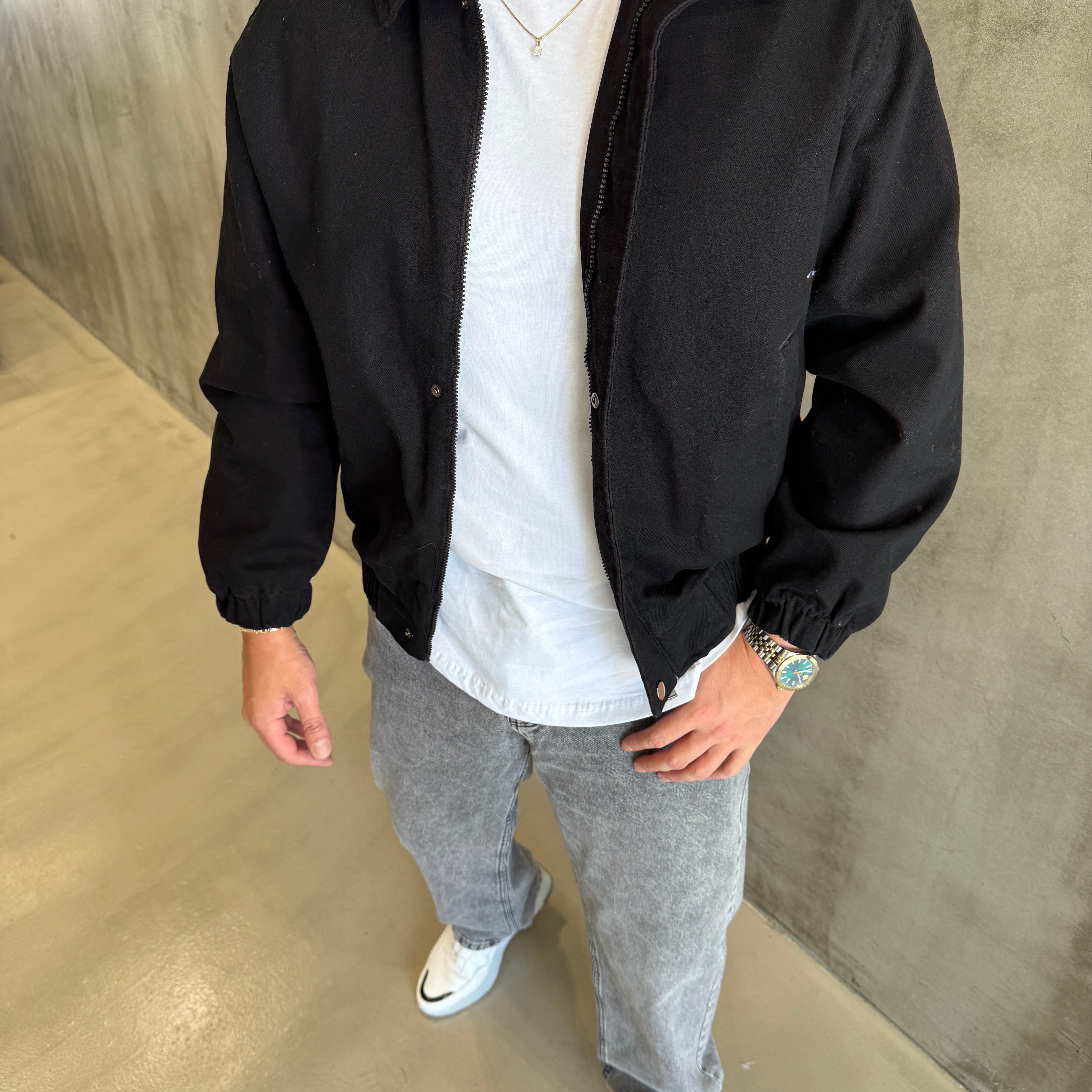 Siyah Oversize Kot Ceket