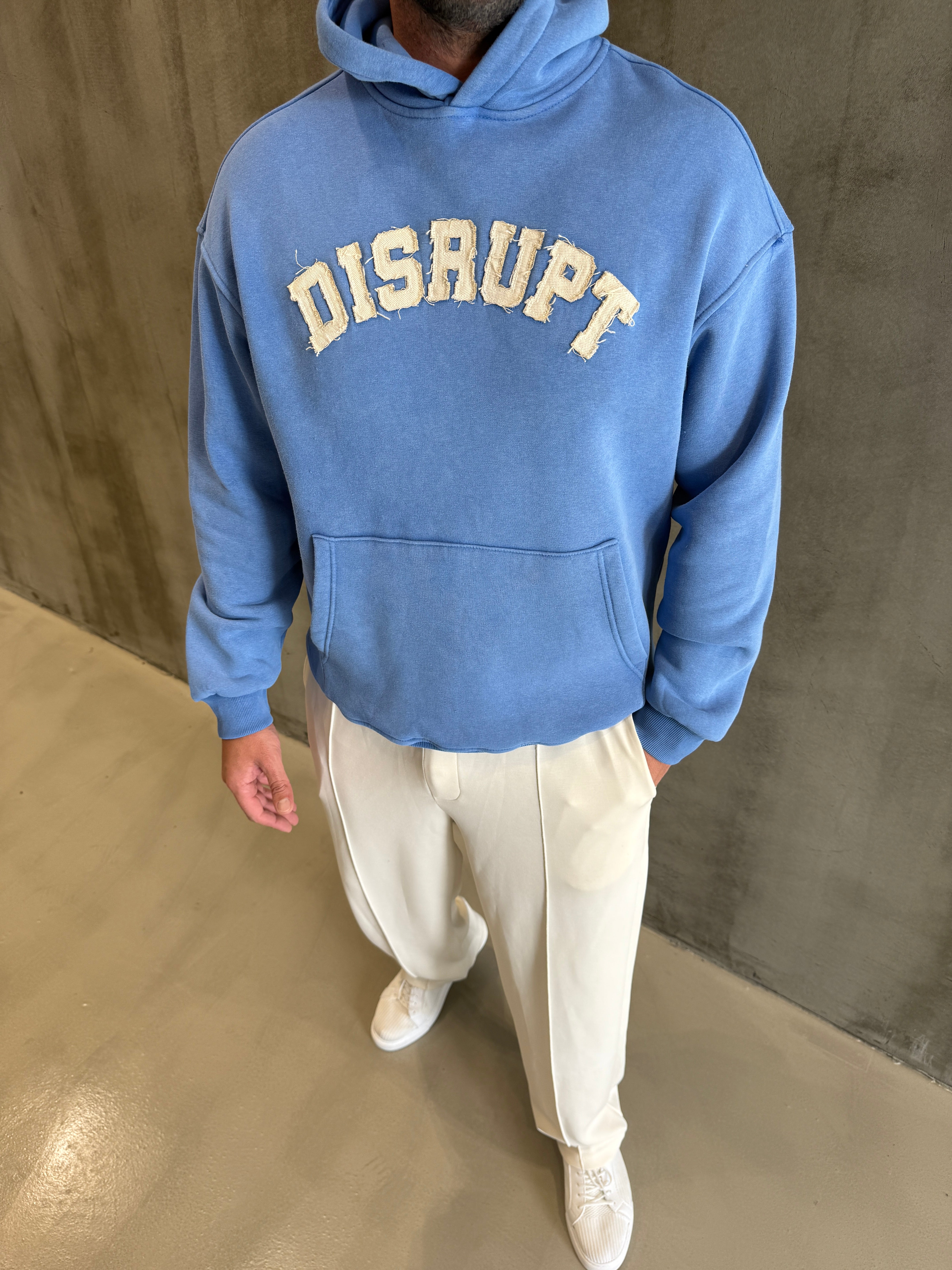 Mavi Disrupt Yıkamalı Sweat