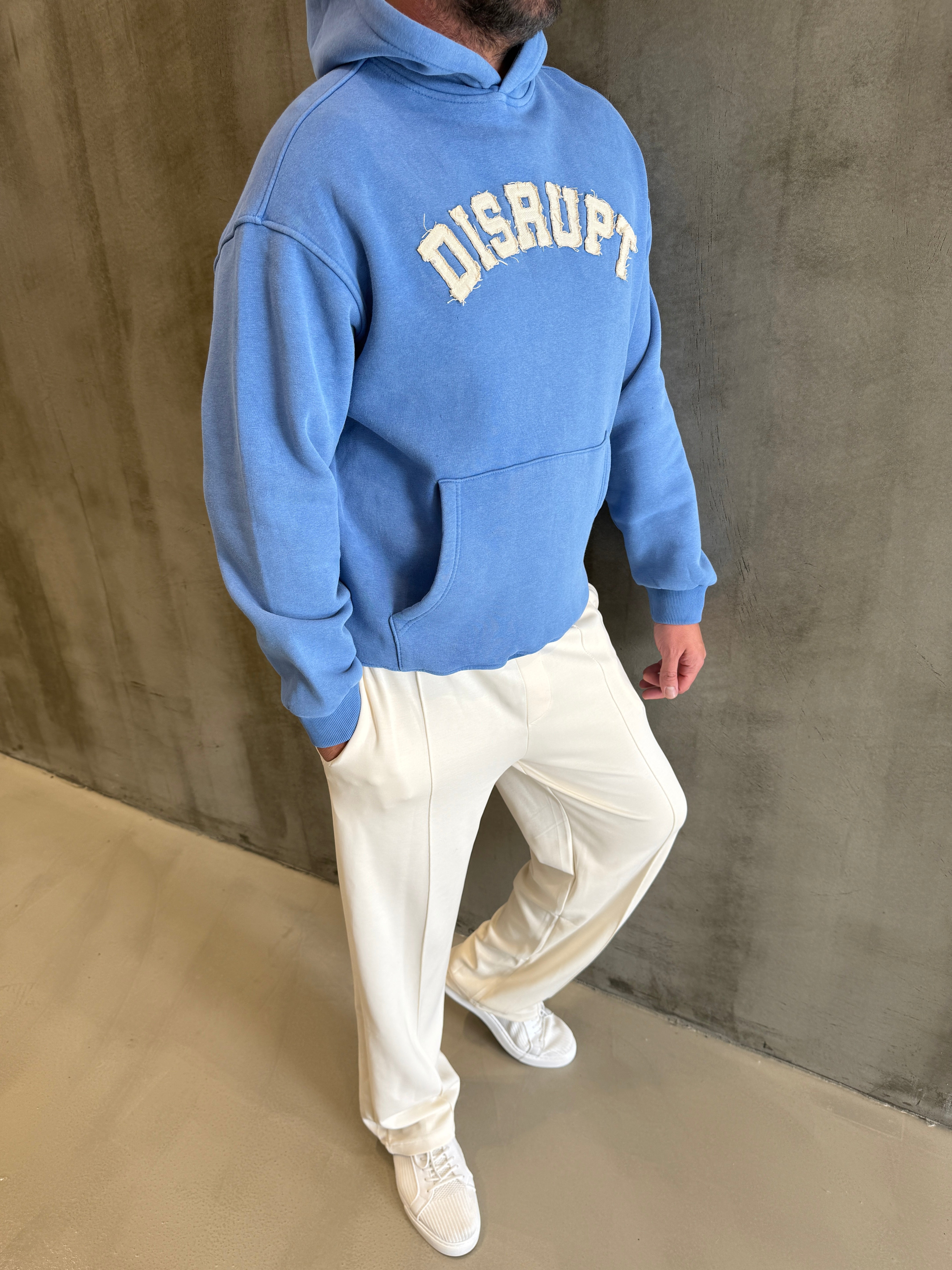 Mavi Disrupt Yıkamalı Sweat