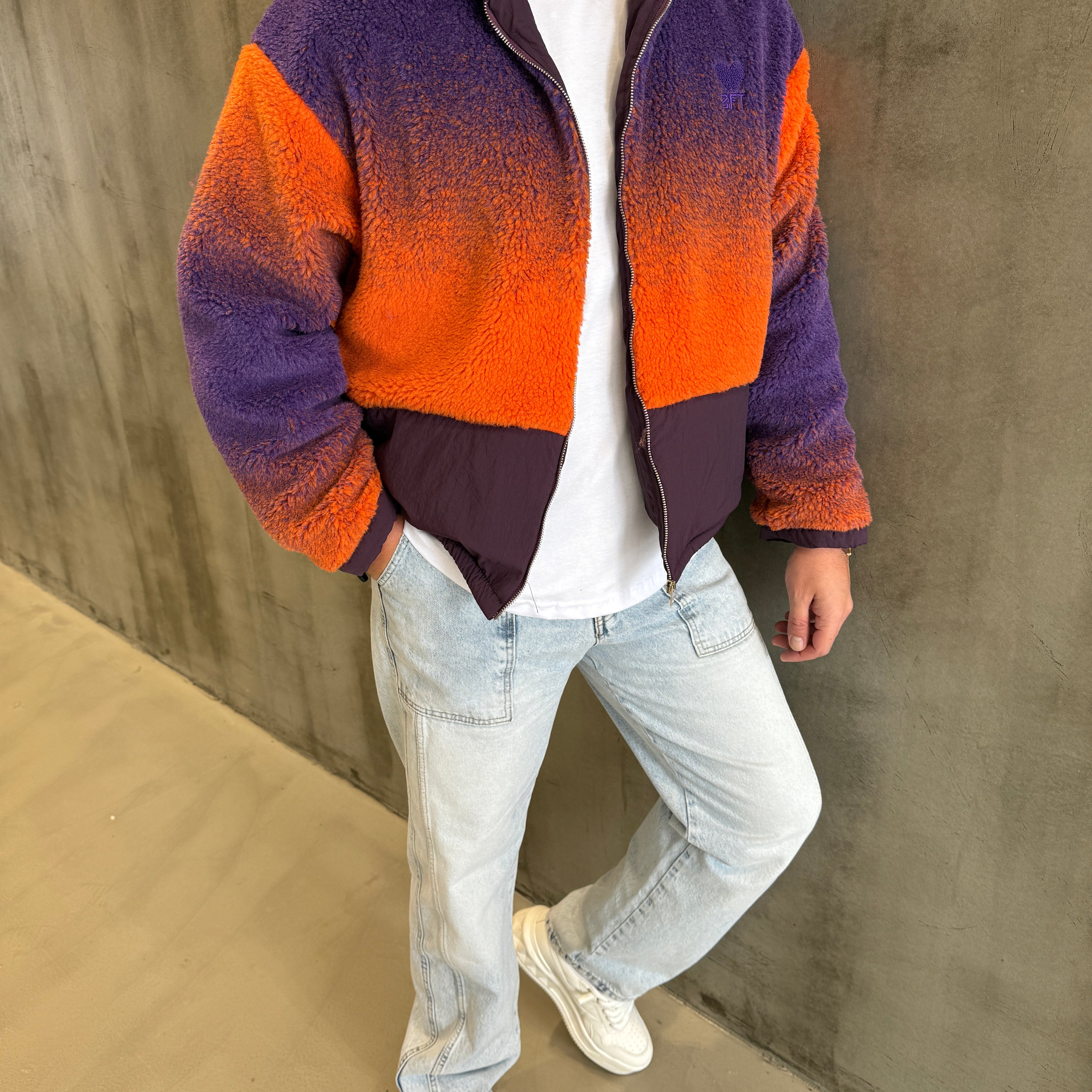 2 FT Turuncu Şişme Peluş Mont