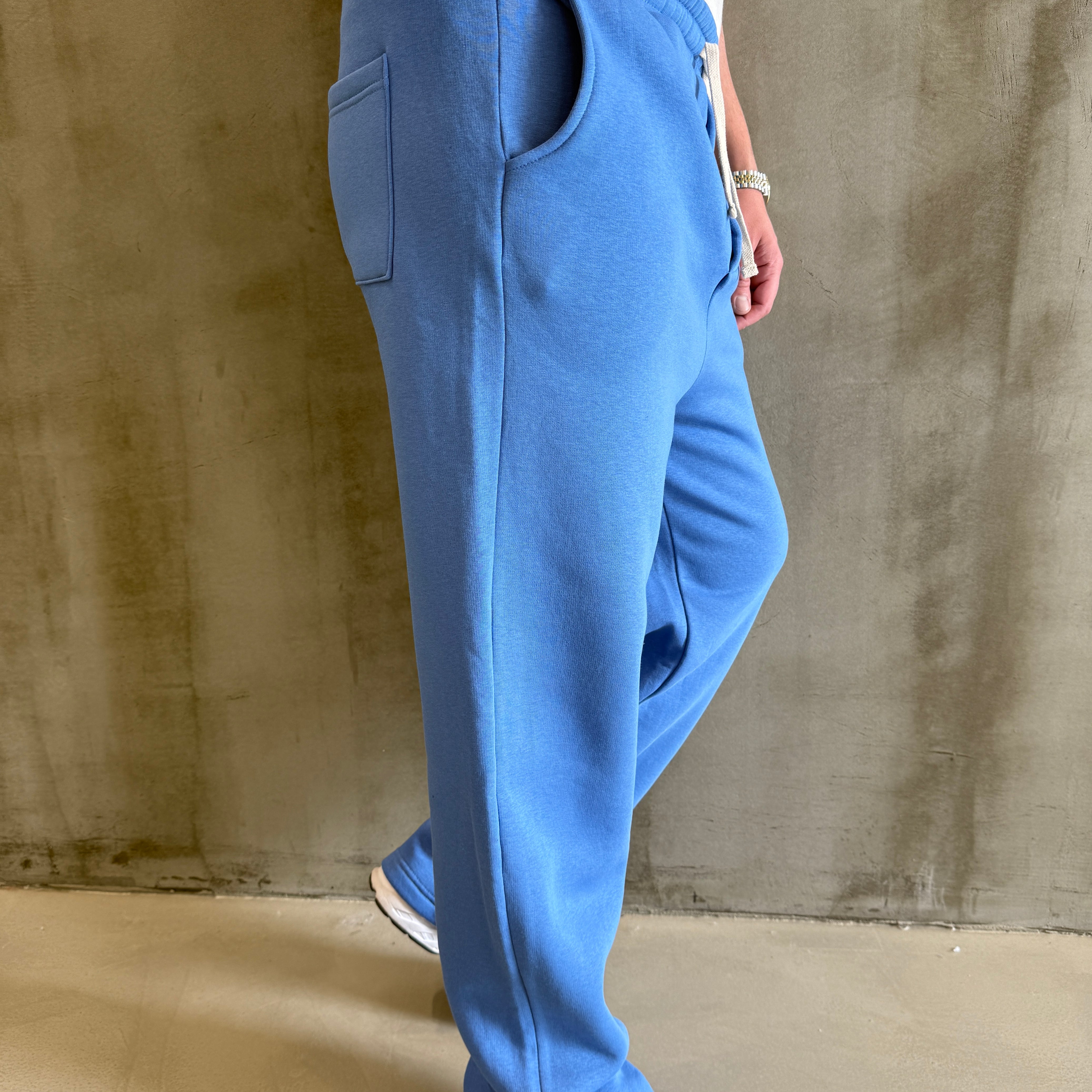 Mavi 3 İplik Baggy Jogger