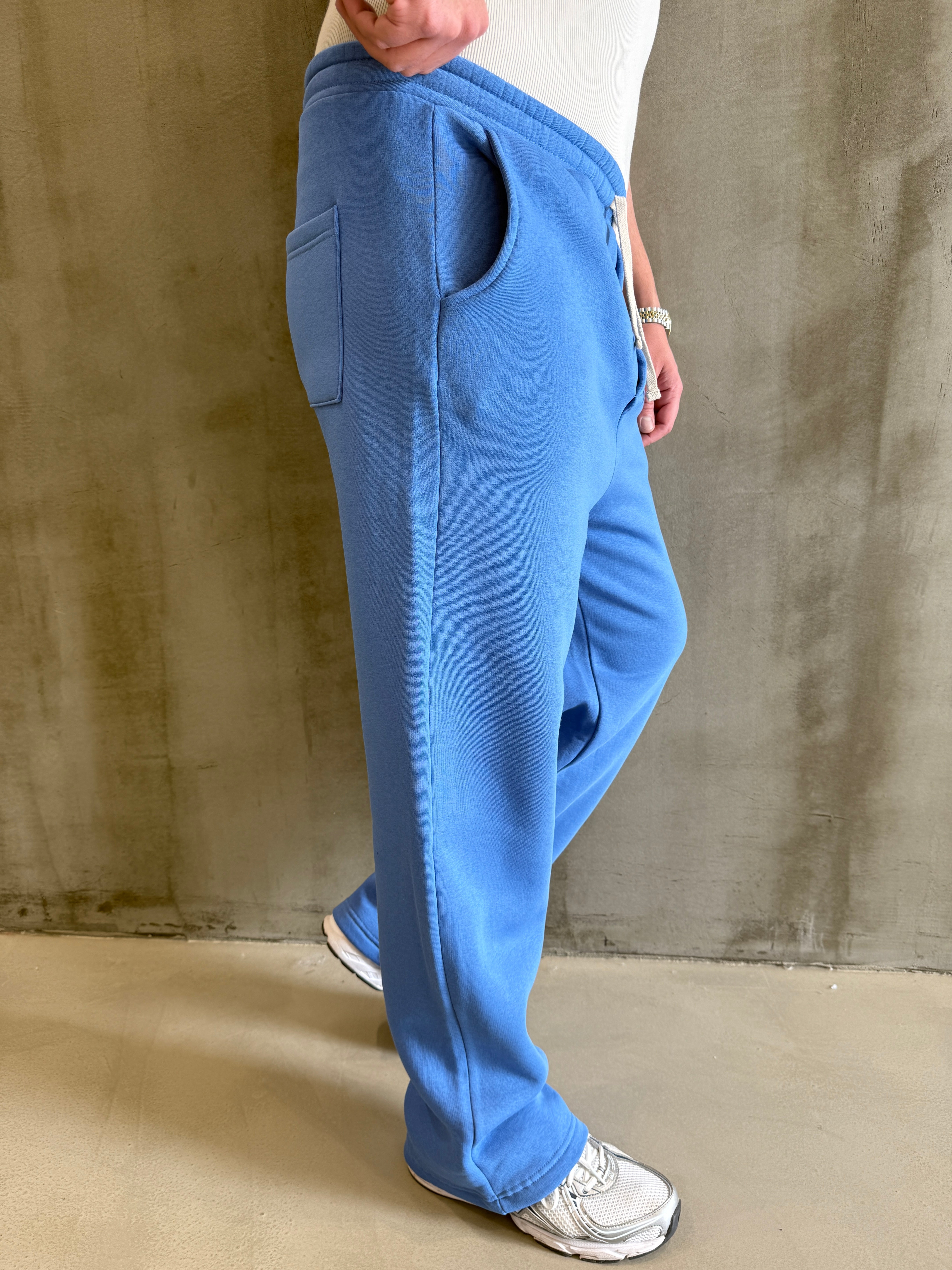 Mavi 3 İplik Baggy Jogger