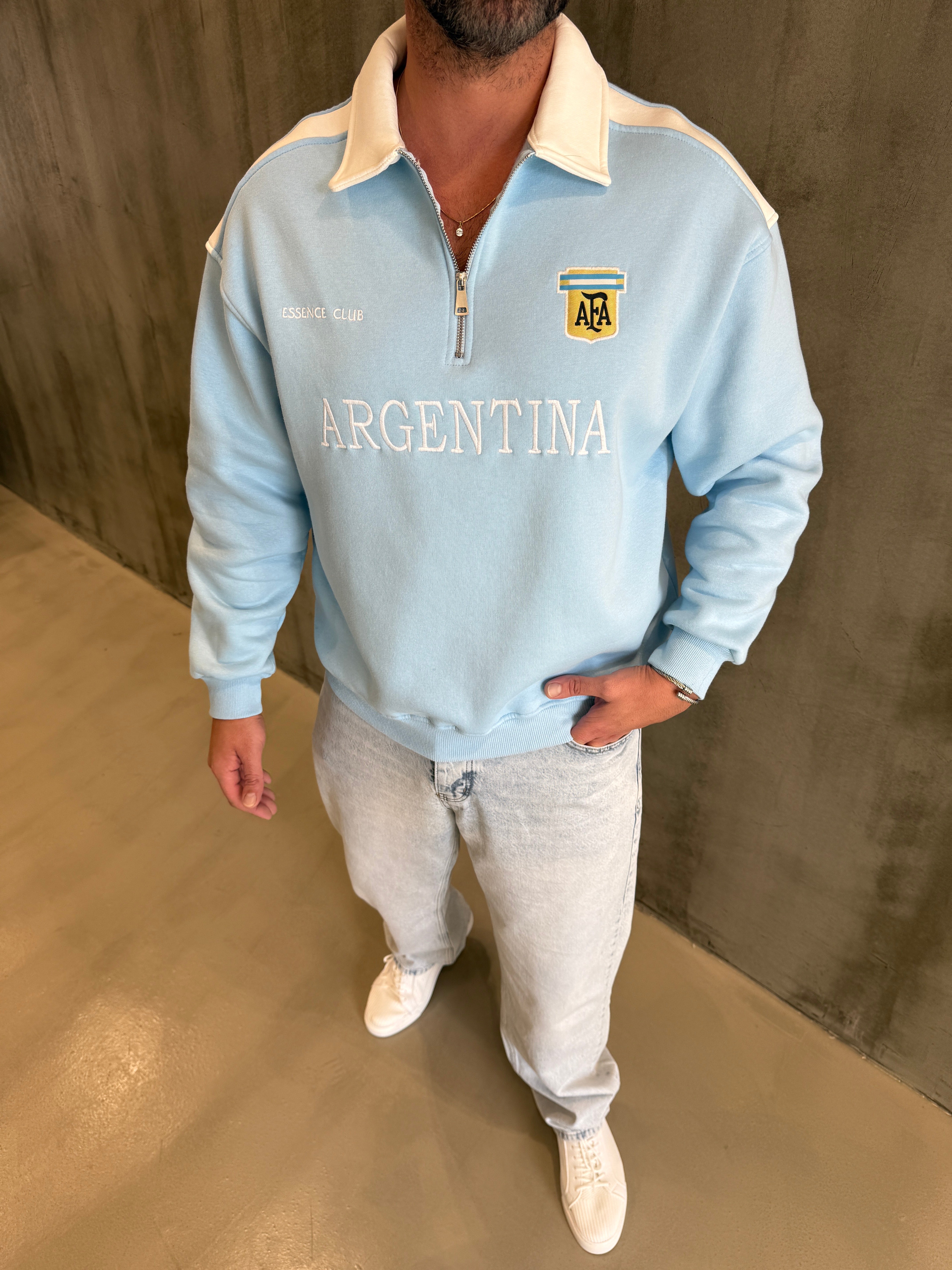 Bebe Mavi ARGENTINA 3 İplik Forma Sweat