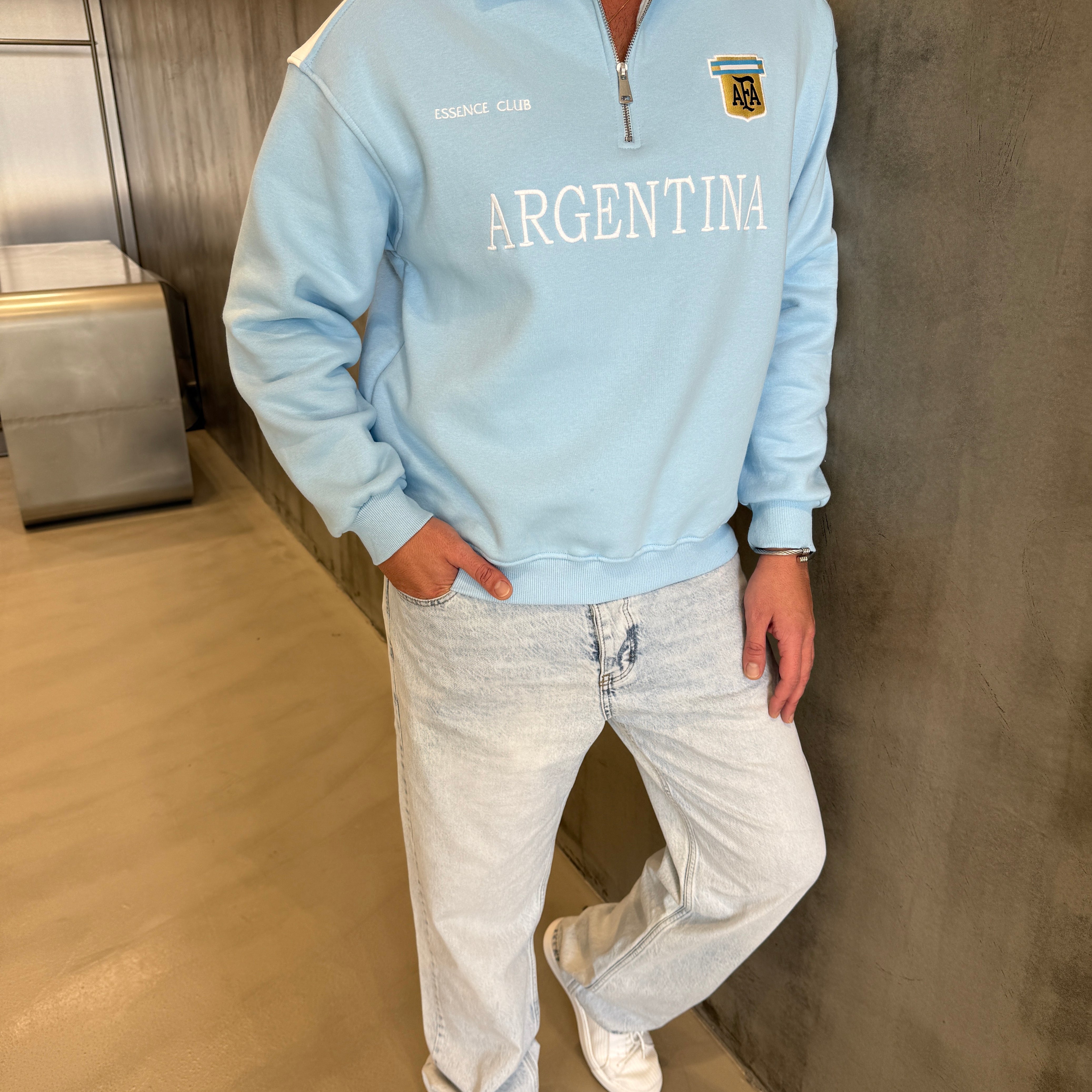 Bebe Mavi ARGENTINA 3 İplik Forma Sweat