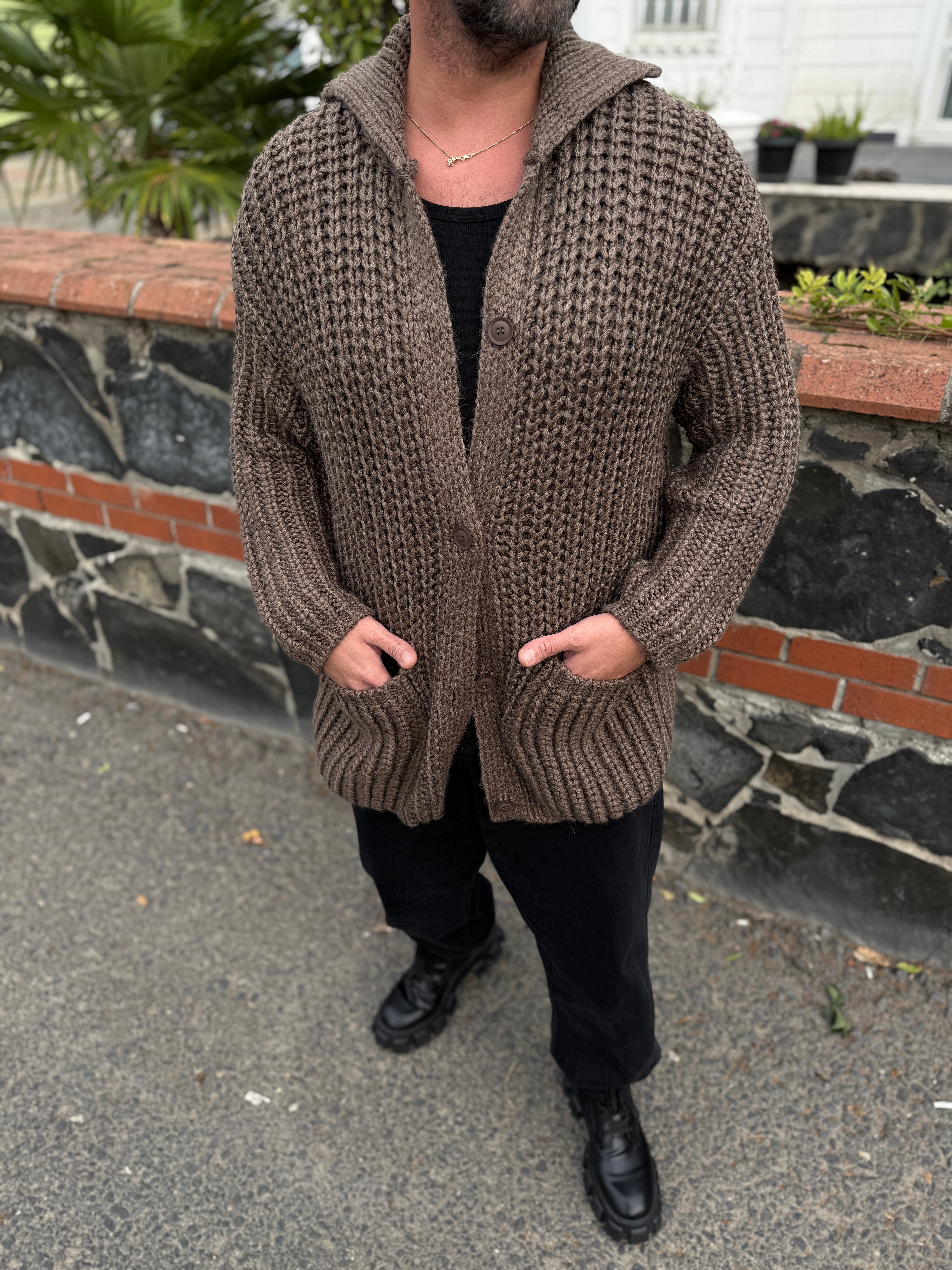 Kahve Premium Hırka