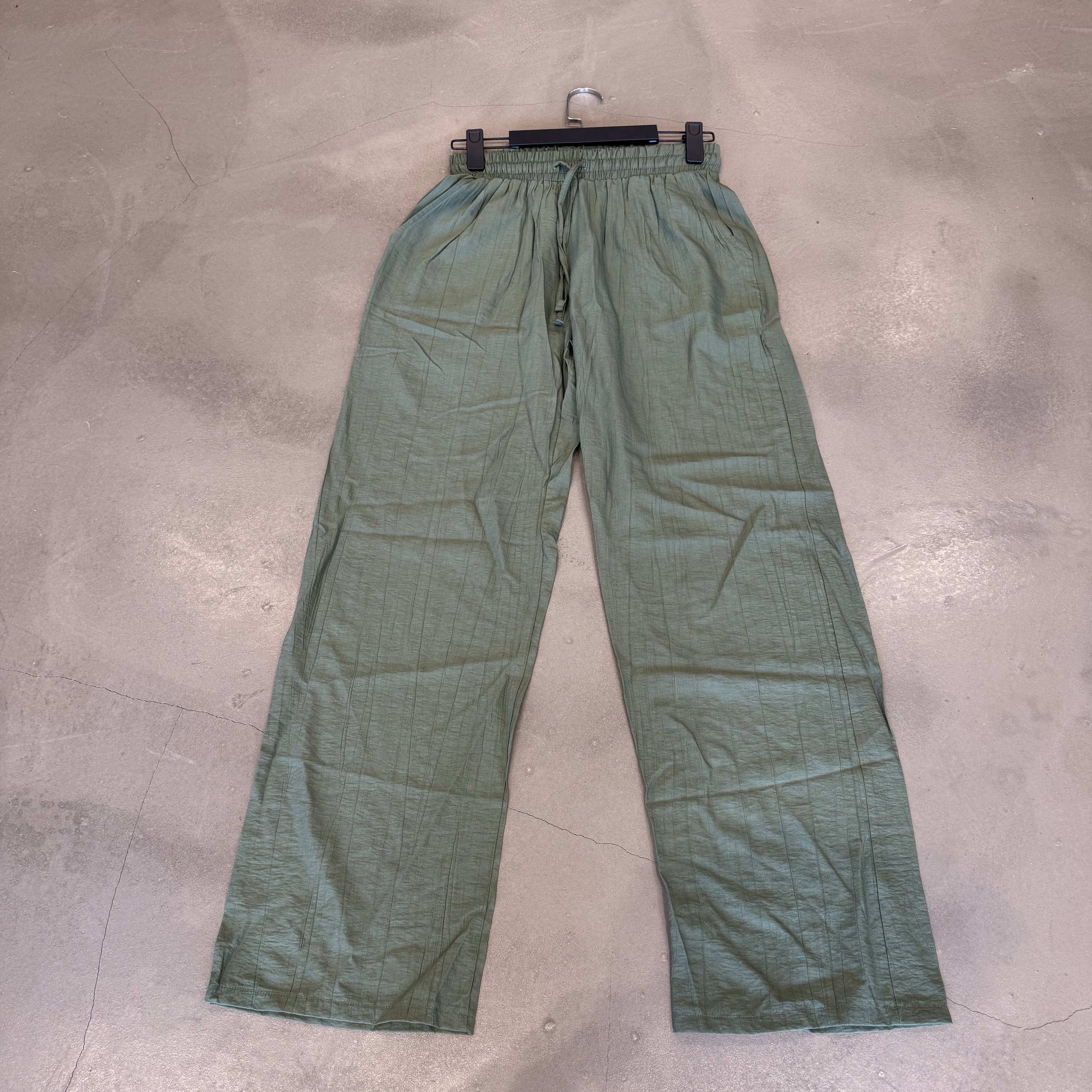 Kendinden Desenli Baggy Pantolon