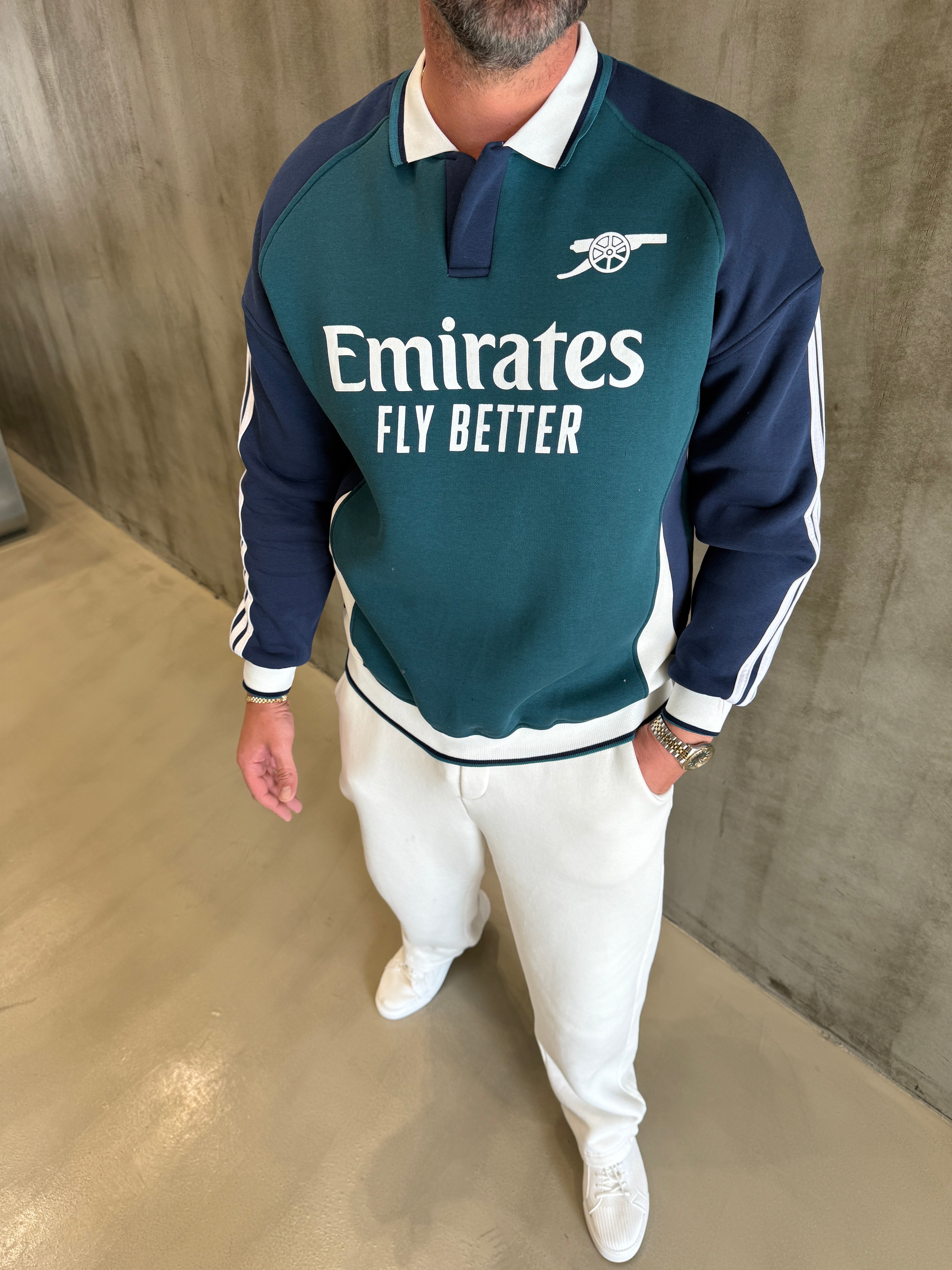 Petrol Forma 3 İplik Sweat