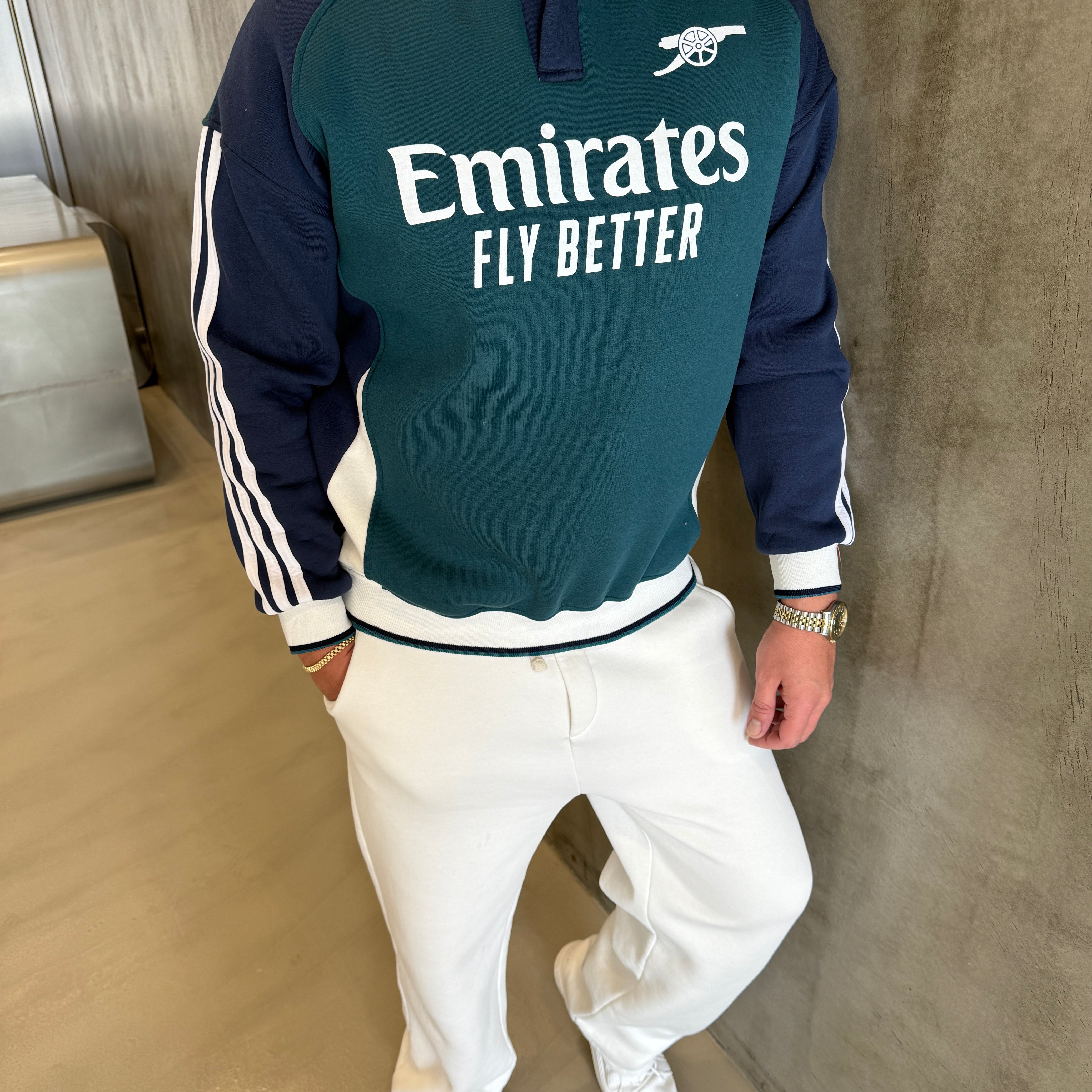 Petrol Forma 3 İplik Sweat