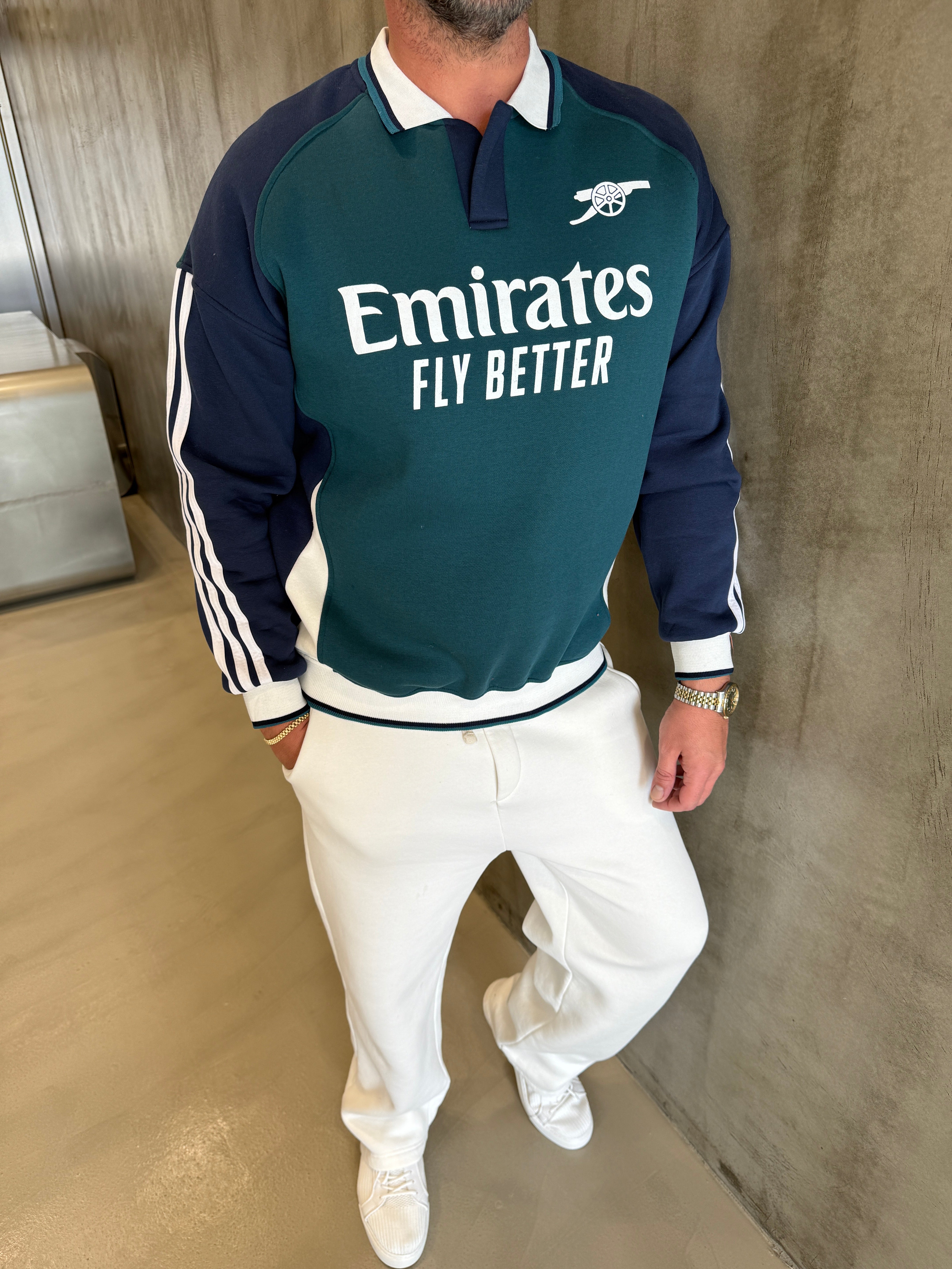 Petrol Forma 3 İplik Sweat