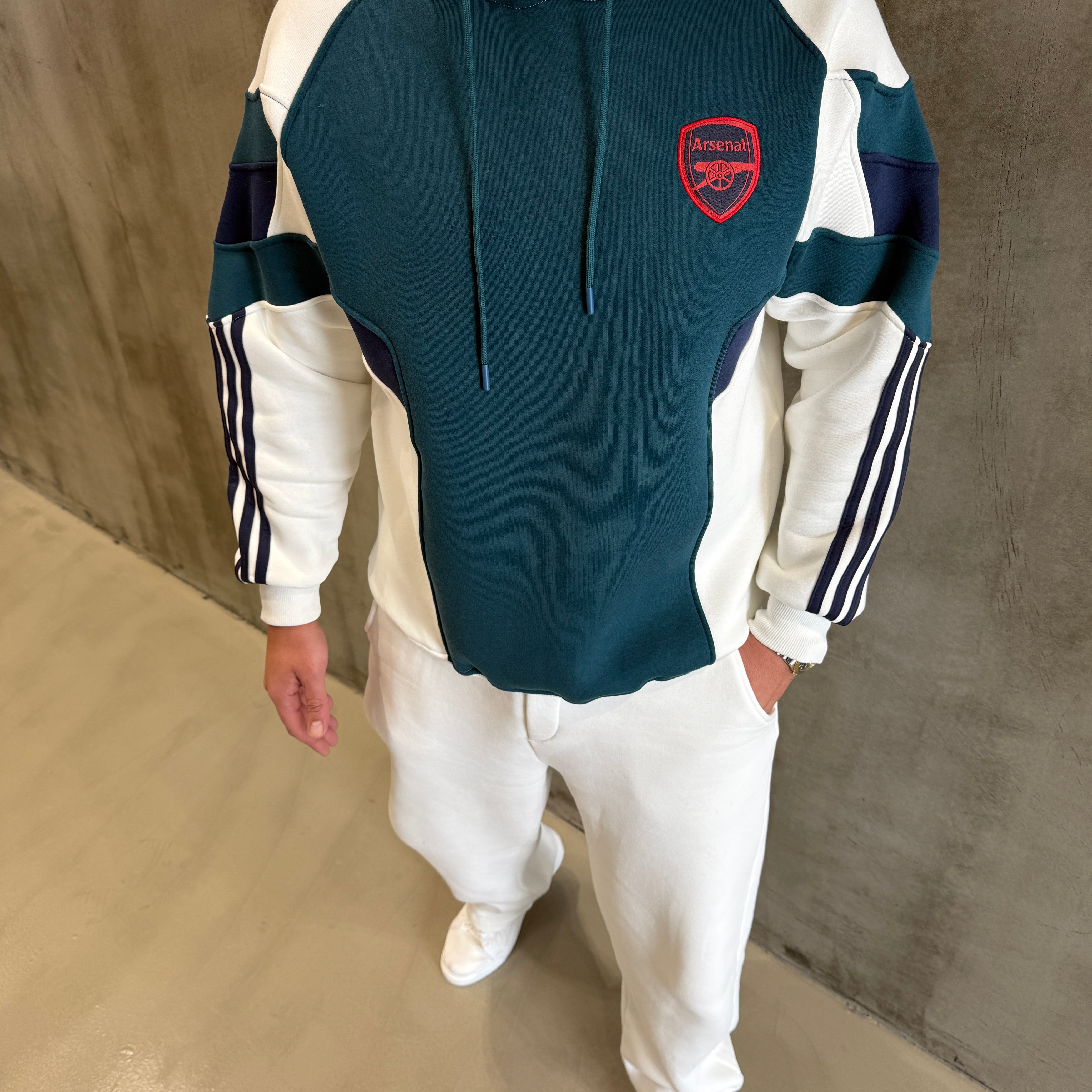 Kırmızı 3 İplik Kapüşonlu Sweat