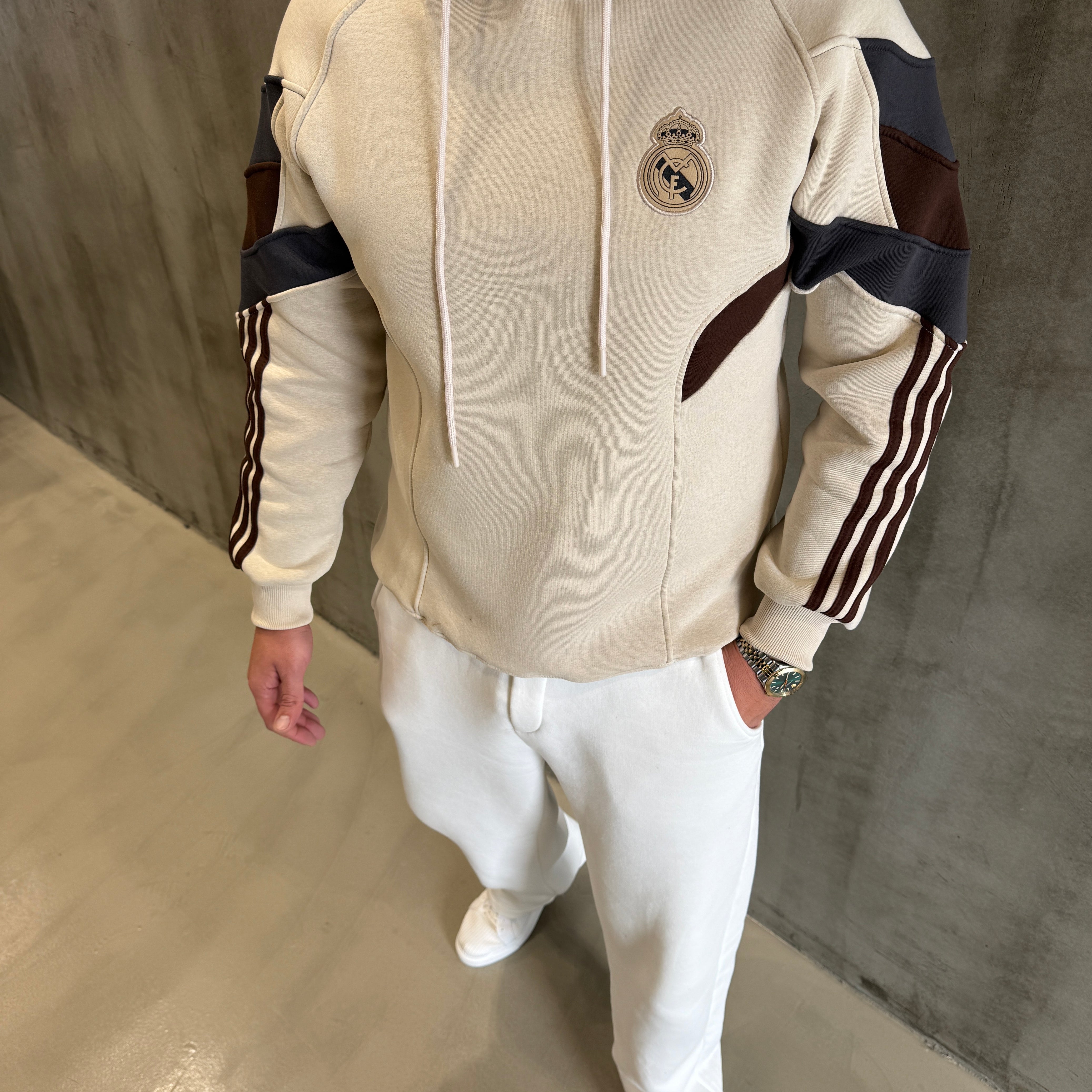 Kırmızı 3 İplik Kapüşonlu Sweat