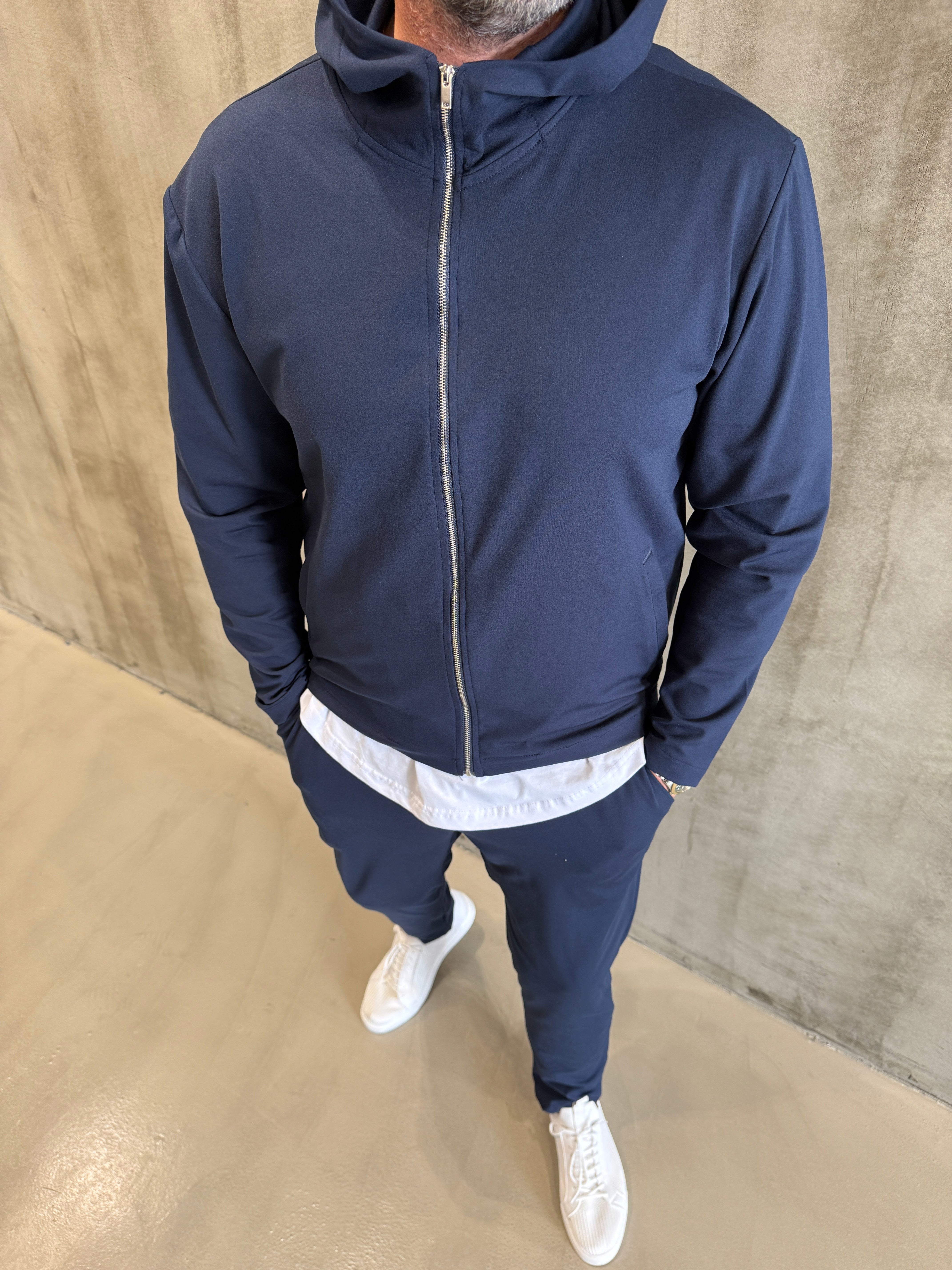 Lacivert Scuba Kumaş Takım