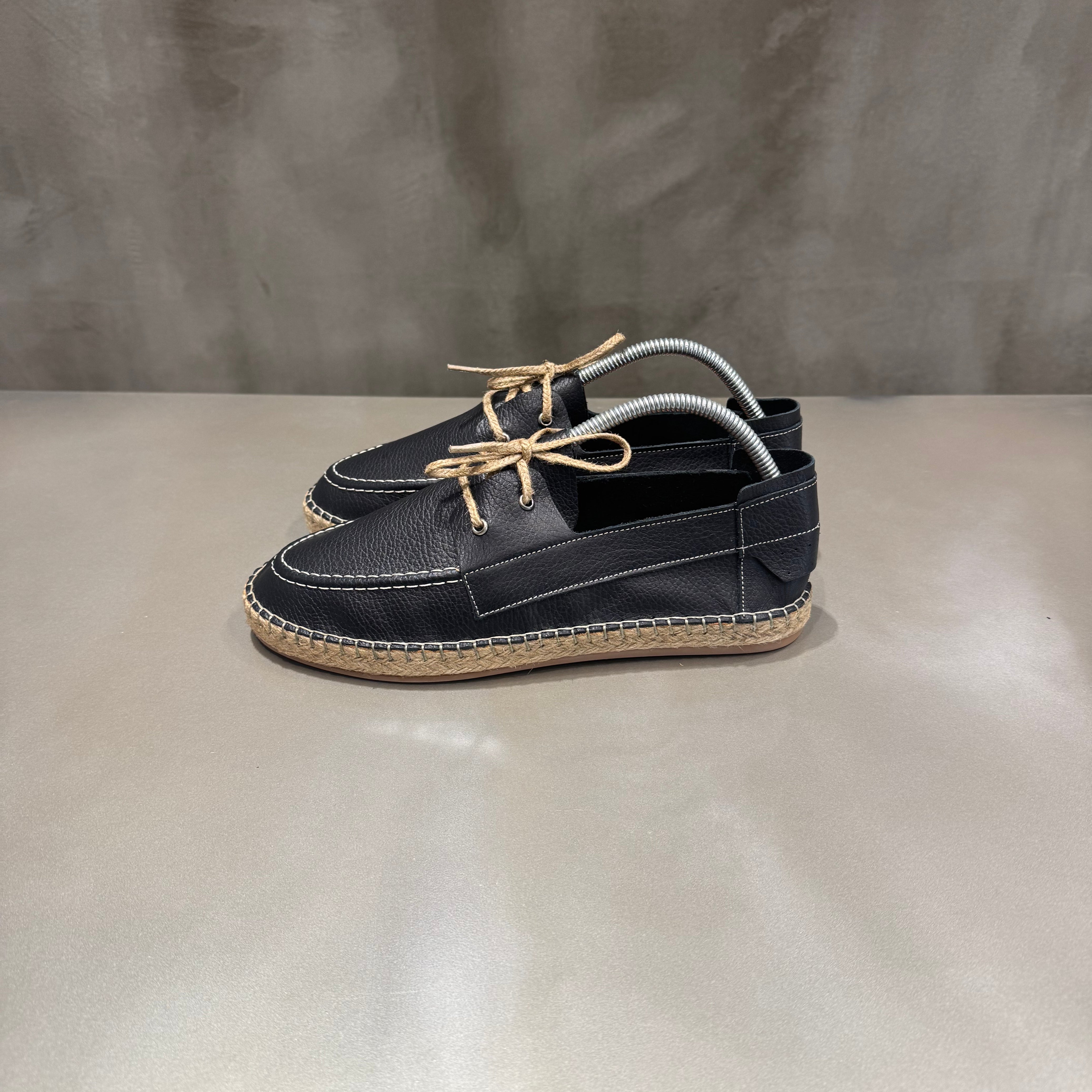 Siyah Deri Lukka Ayakkabı