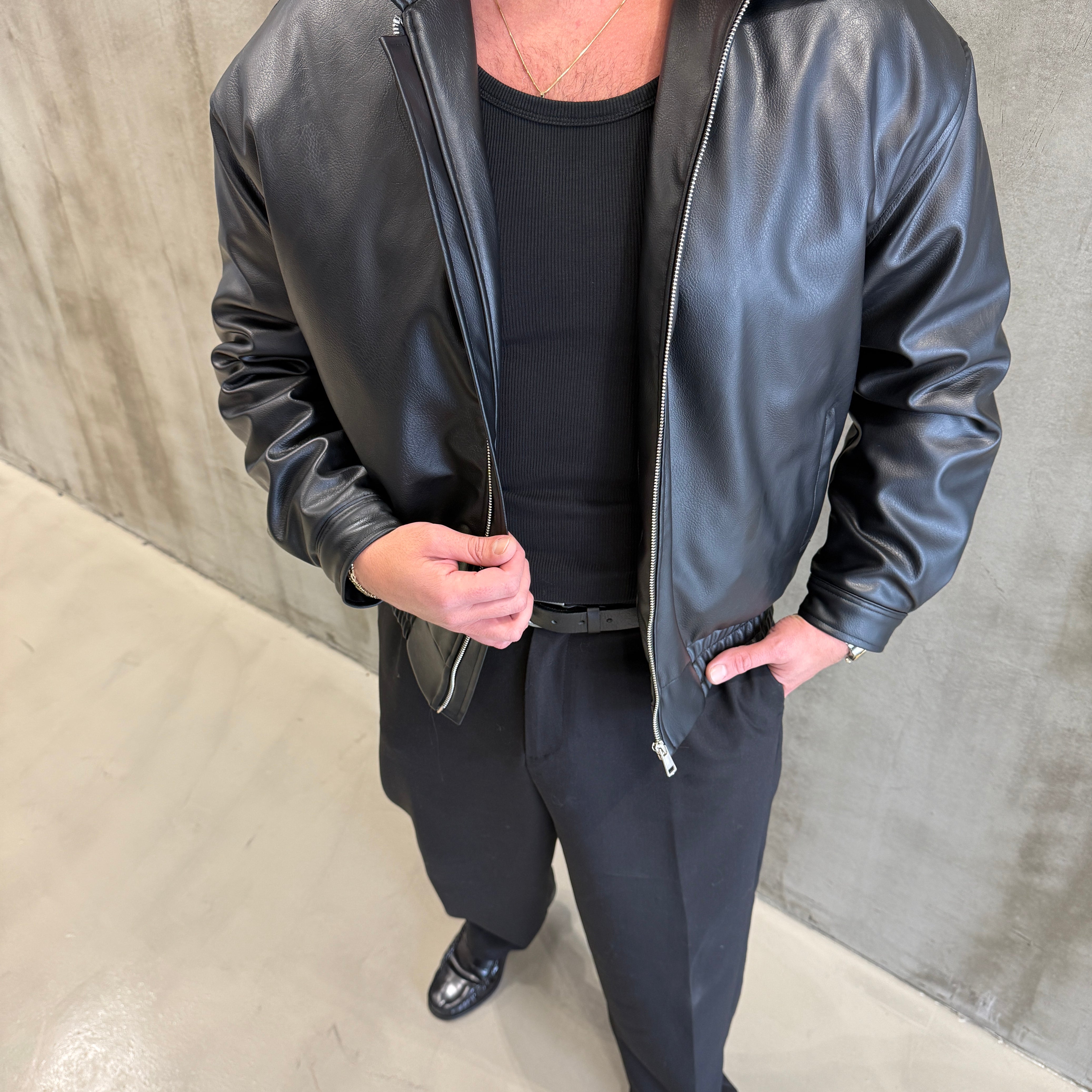 Kahve Bomber Deri Ceket