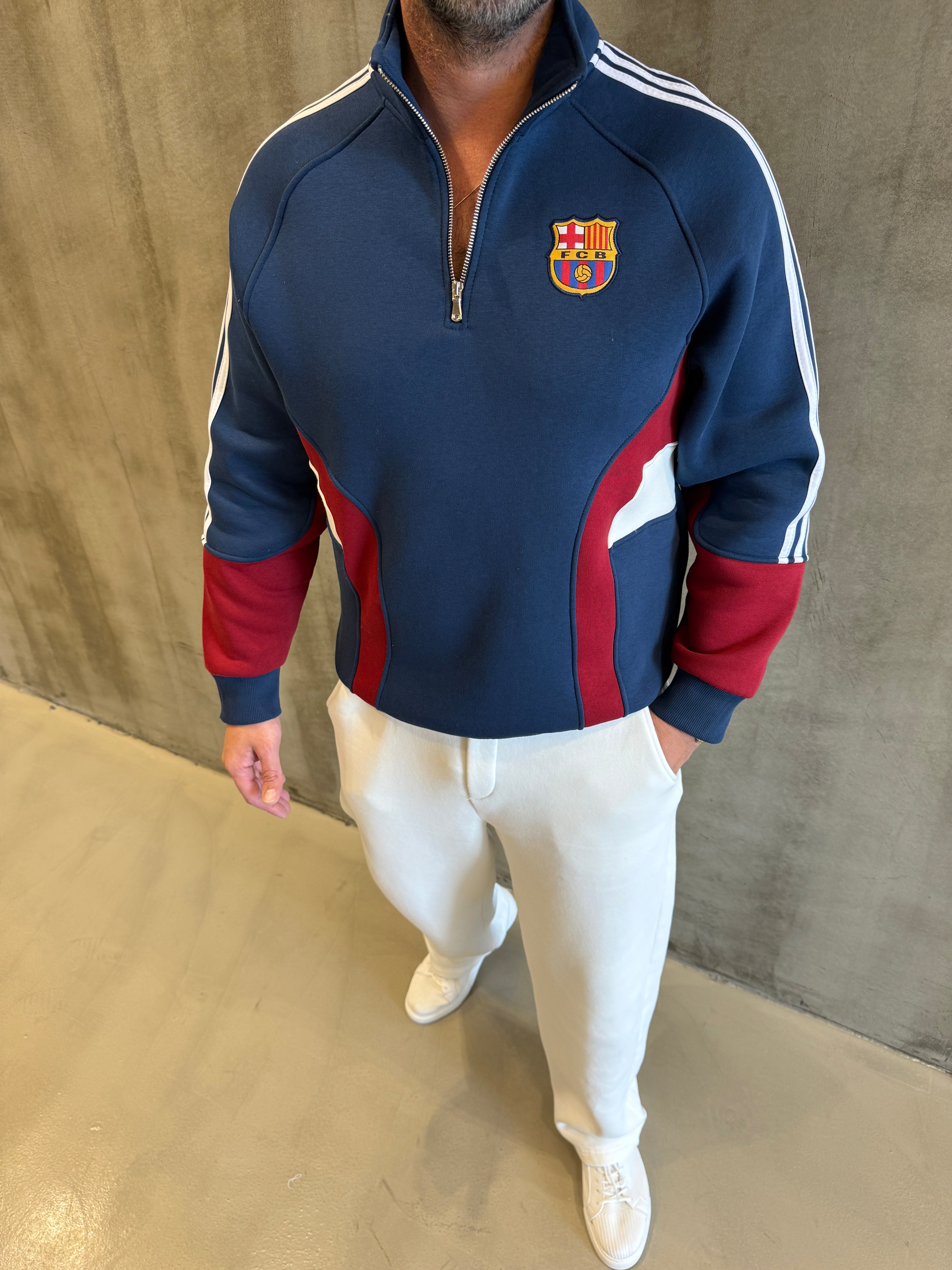 Lacivert 3 İplik Forma Sweat