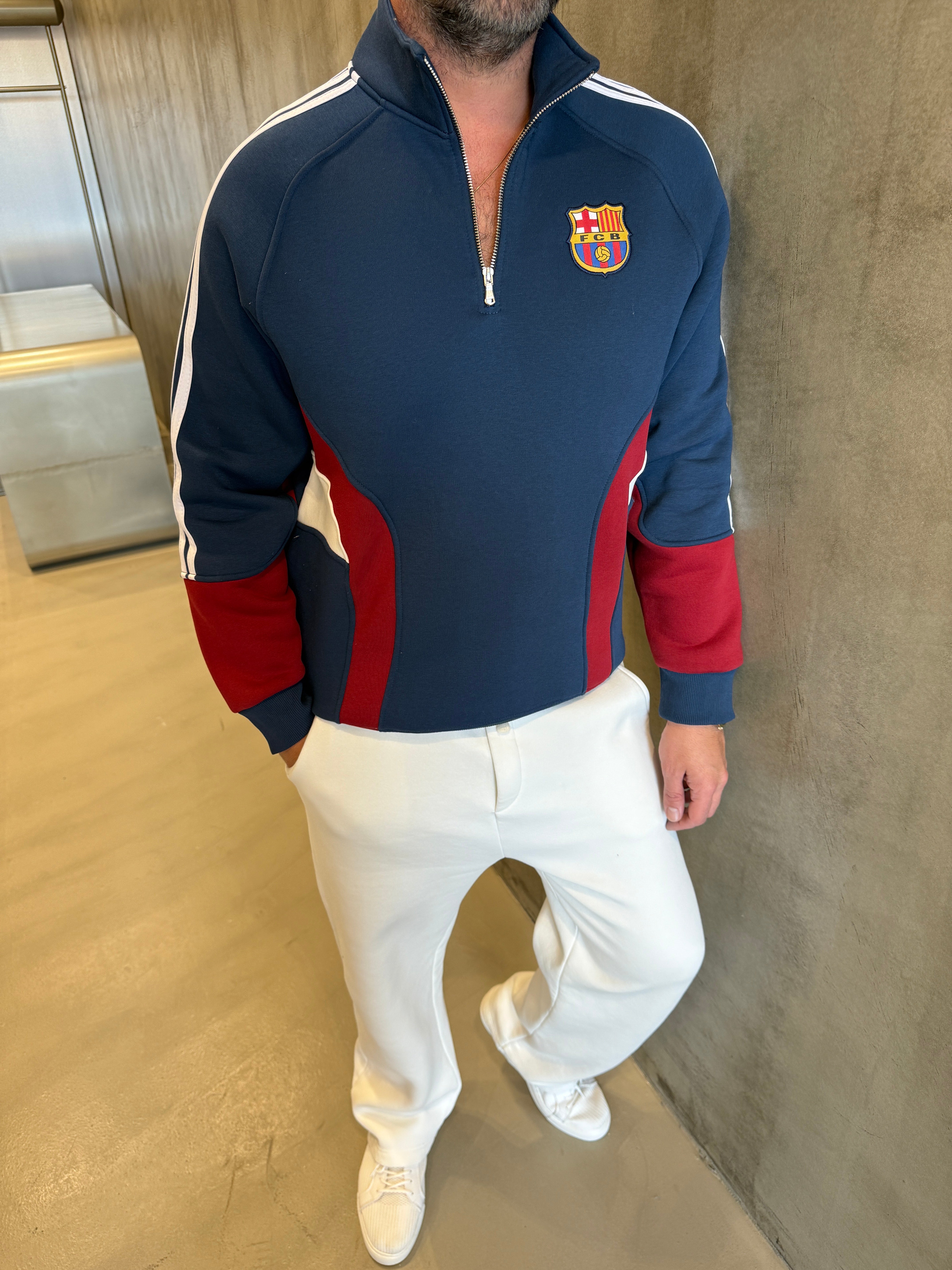 Lacivert 3 İplik Forma Sweat