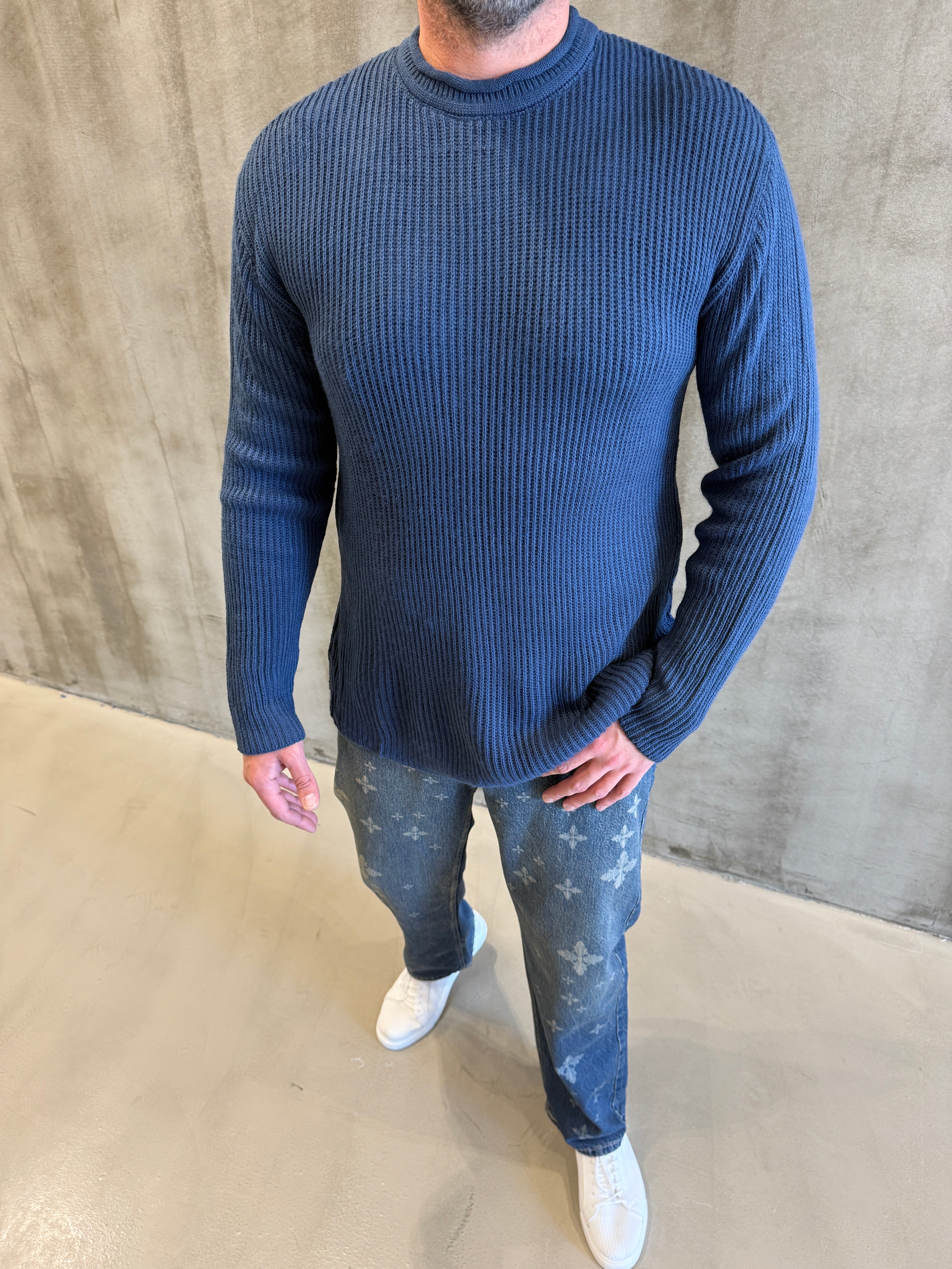 Lacivert Triko Sweat