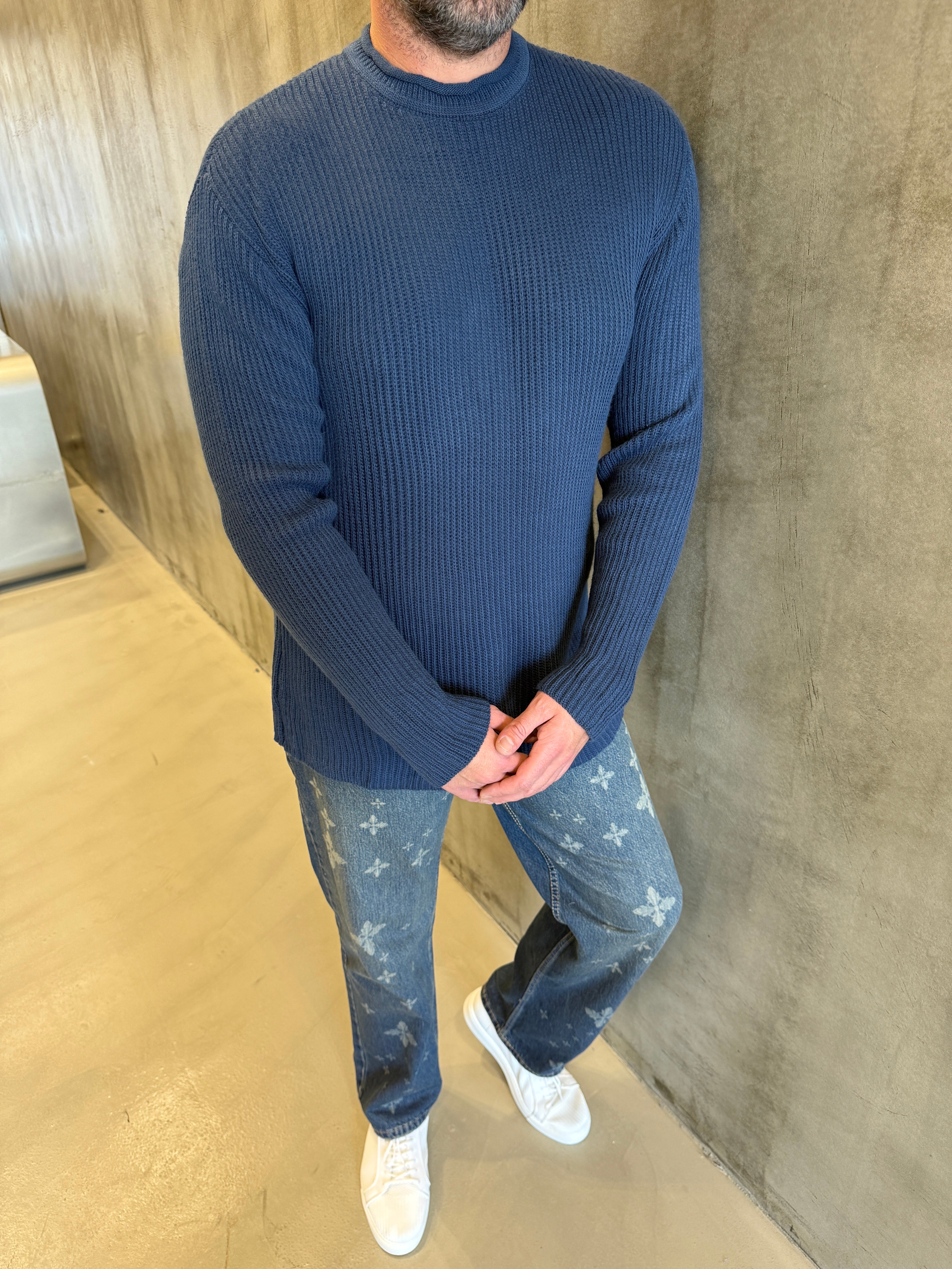 Lacivert Triko Sweat