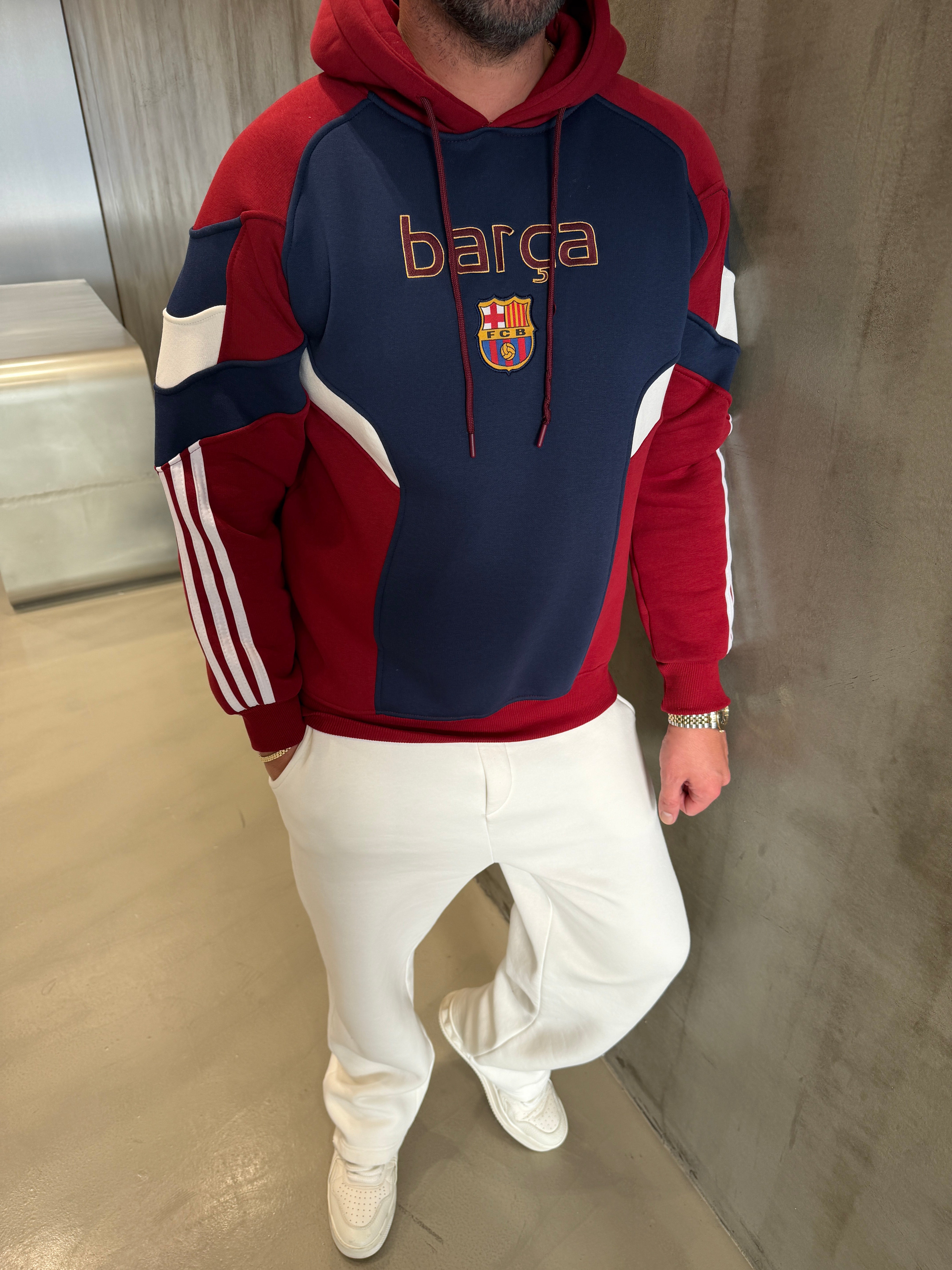 BÇ 3 İplik Kapüşonlu Forma Sweat