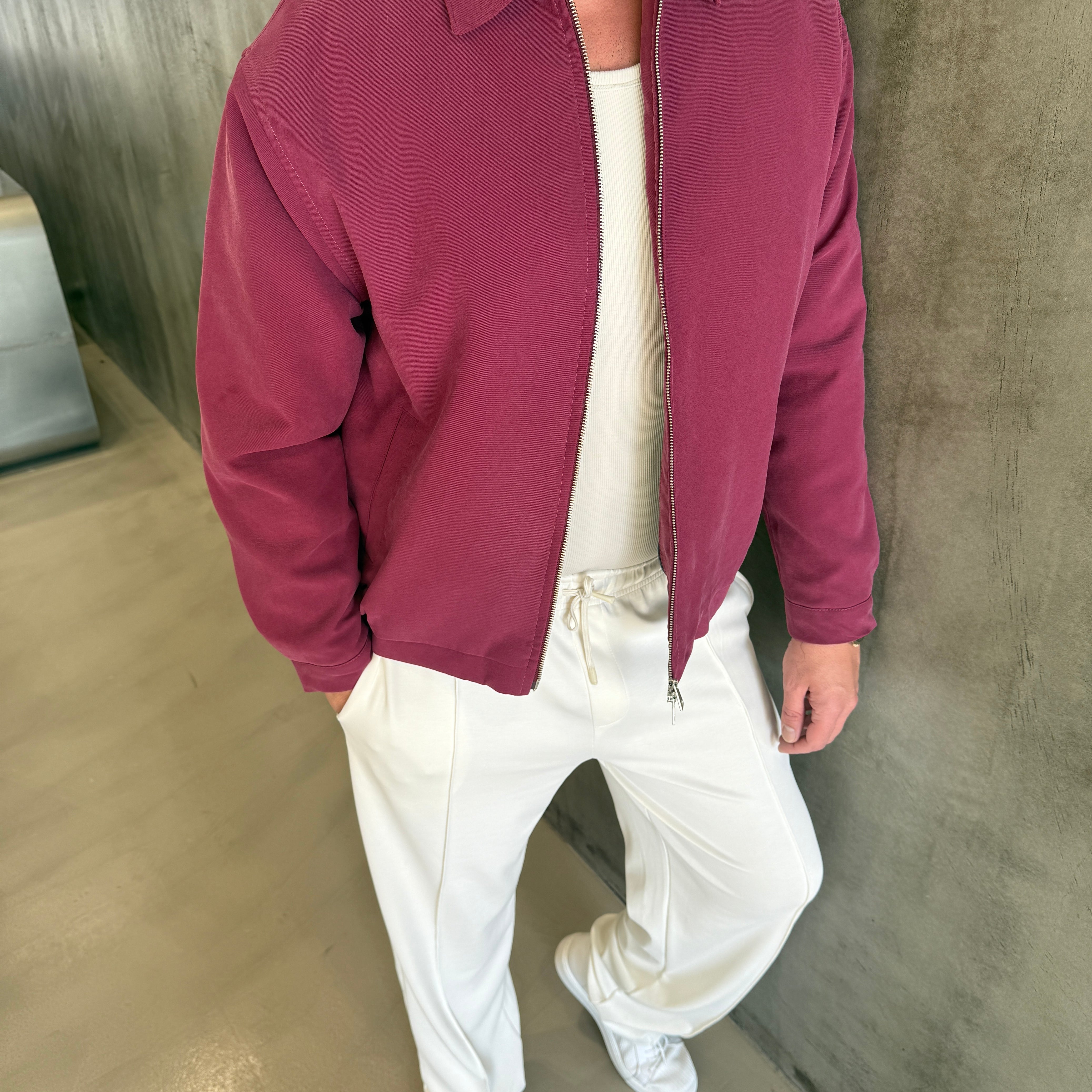 Mürdüm Gramajlı Modal Kumaş Mont