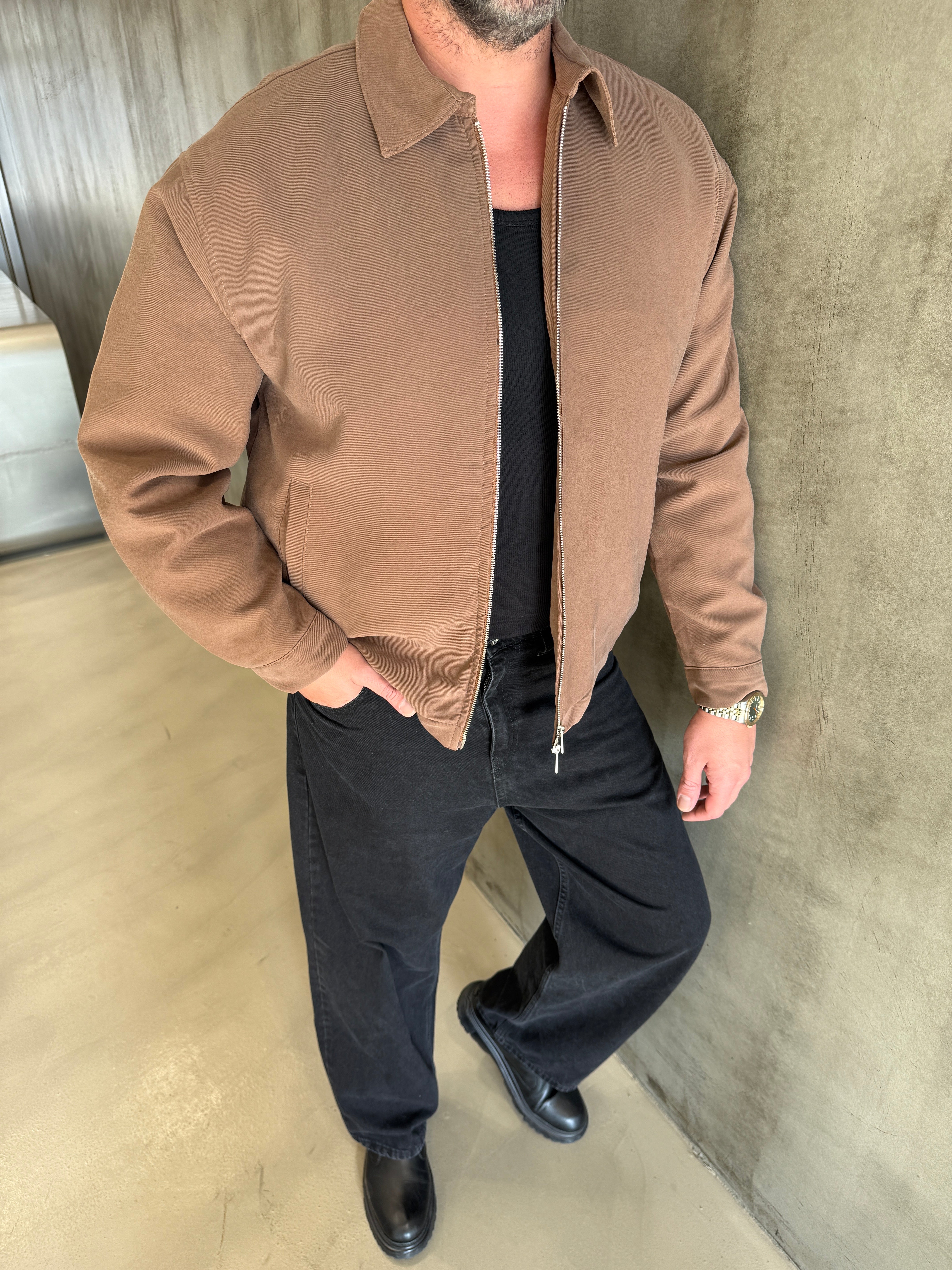 Mürdüm Gramajlı Modal Kumaş Mont