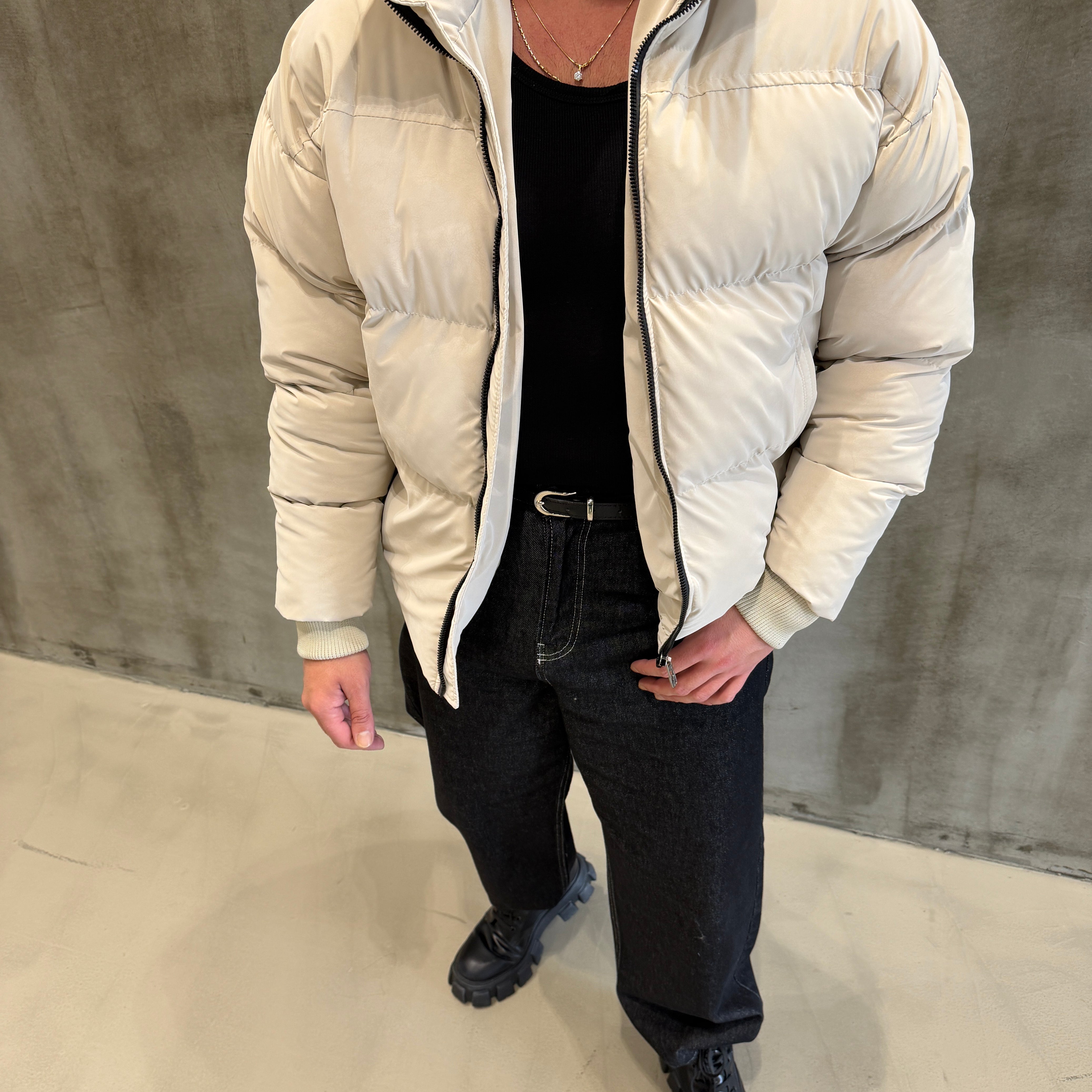 FYS Gizli Kapüşon Şişme Mont