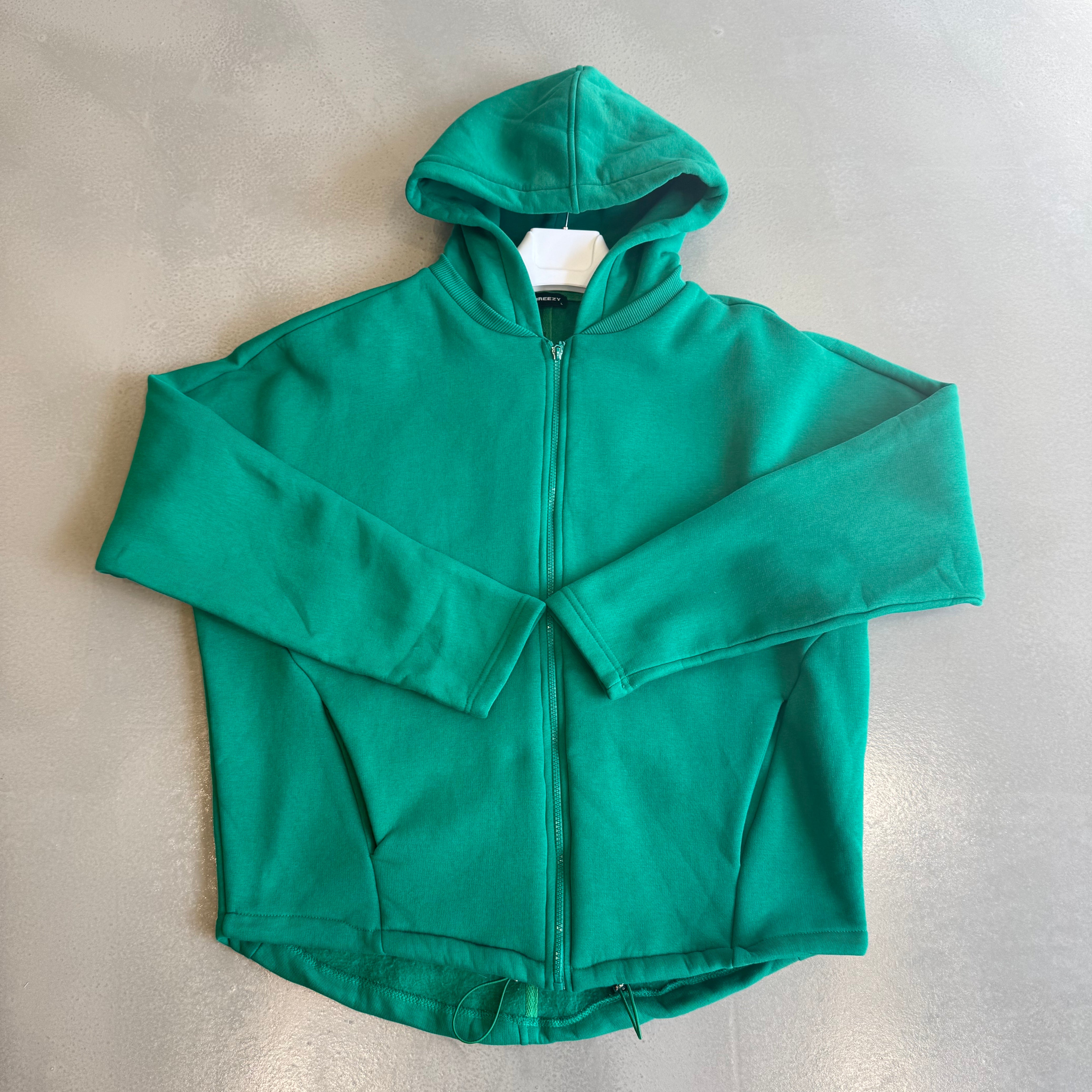 Yeşil Kapüşonlu Polar