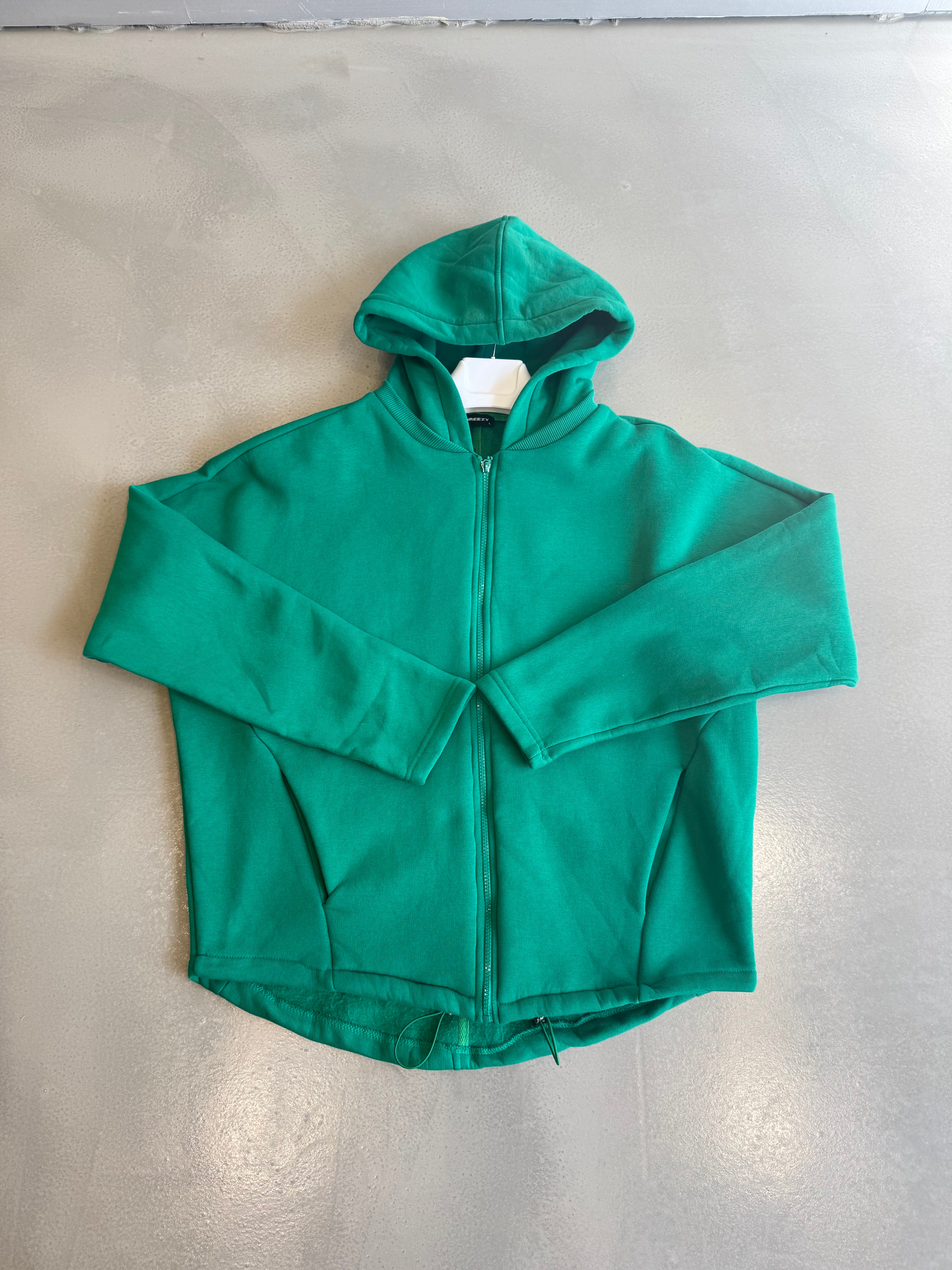 Yeşil Kapüşonlu Polar