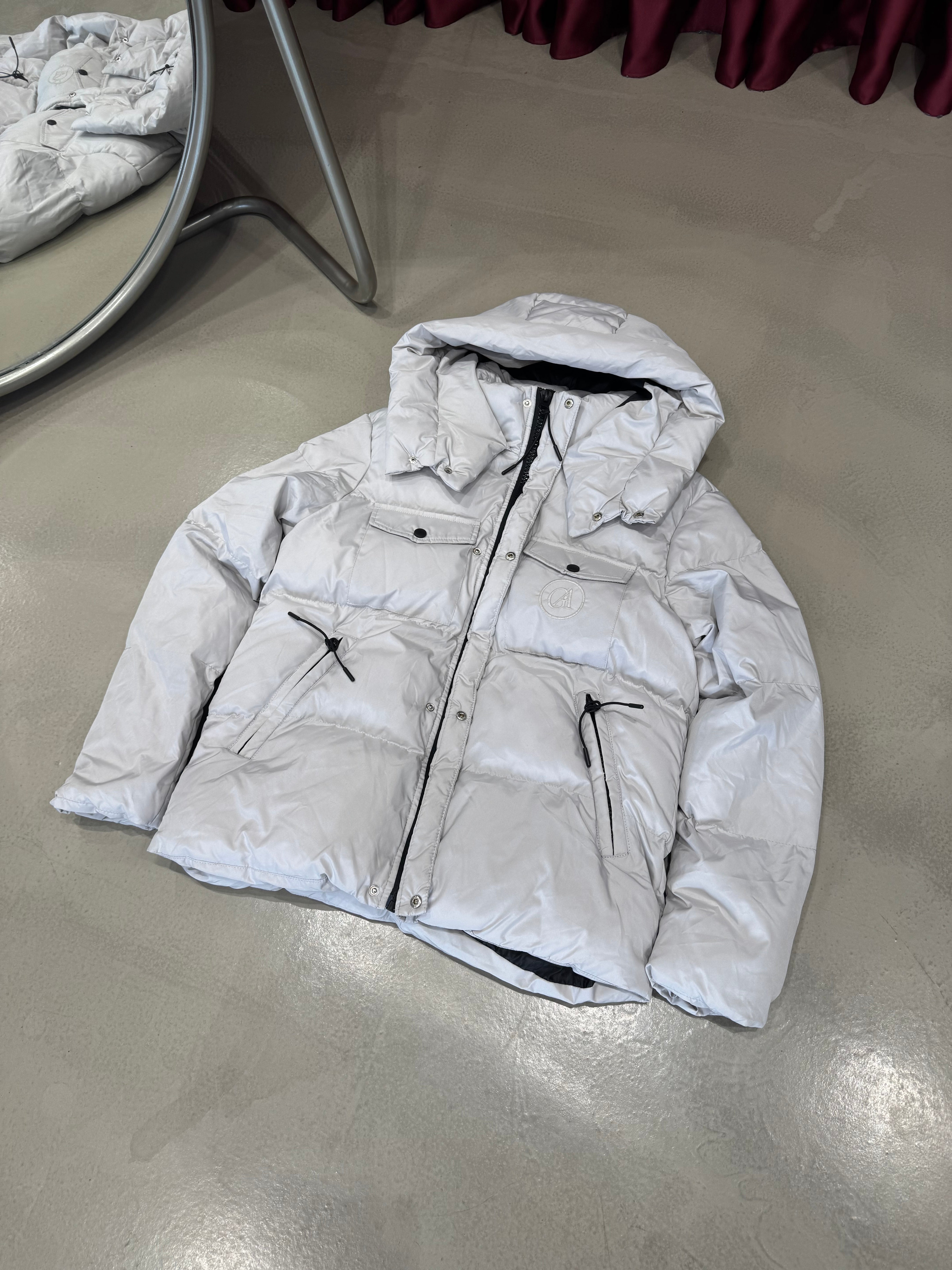 Çift Cepli Şişme Mont