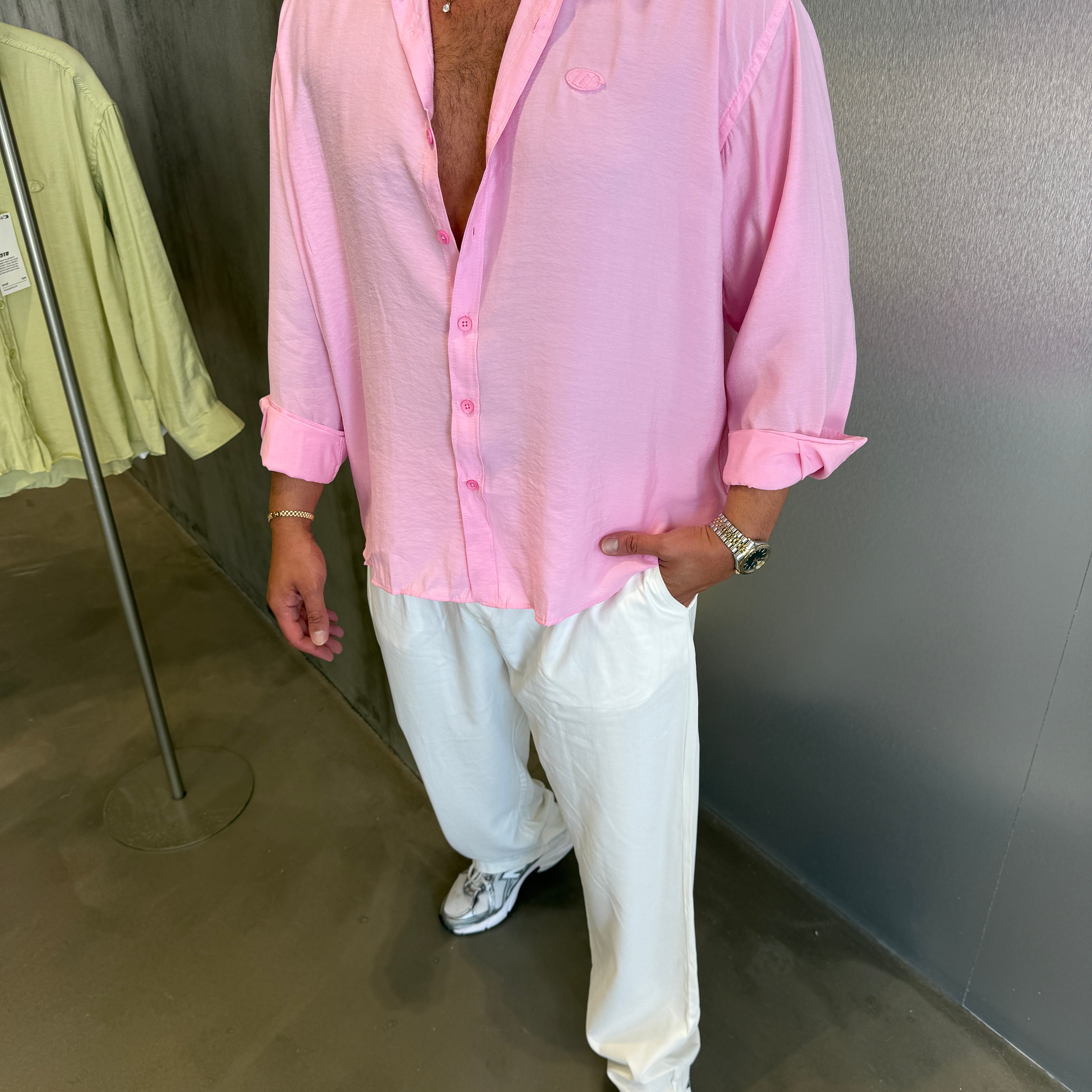 Lacivert Modal Kumaş Gömlek