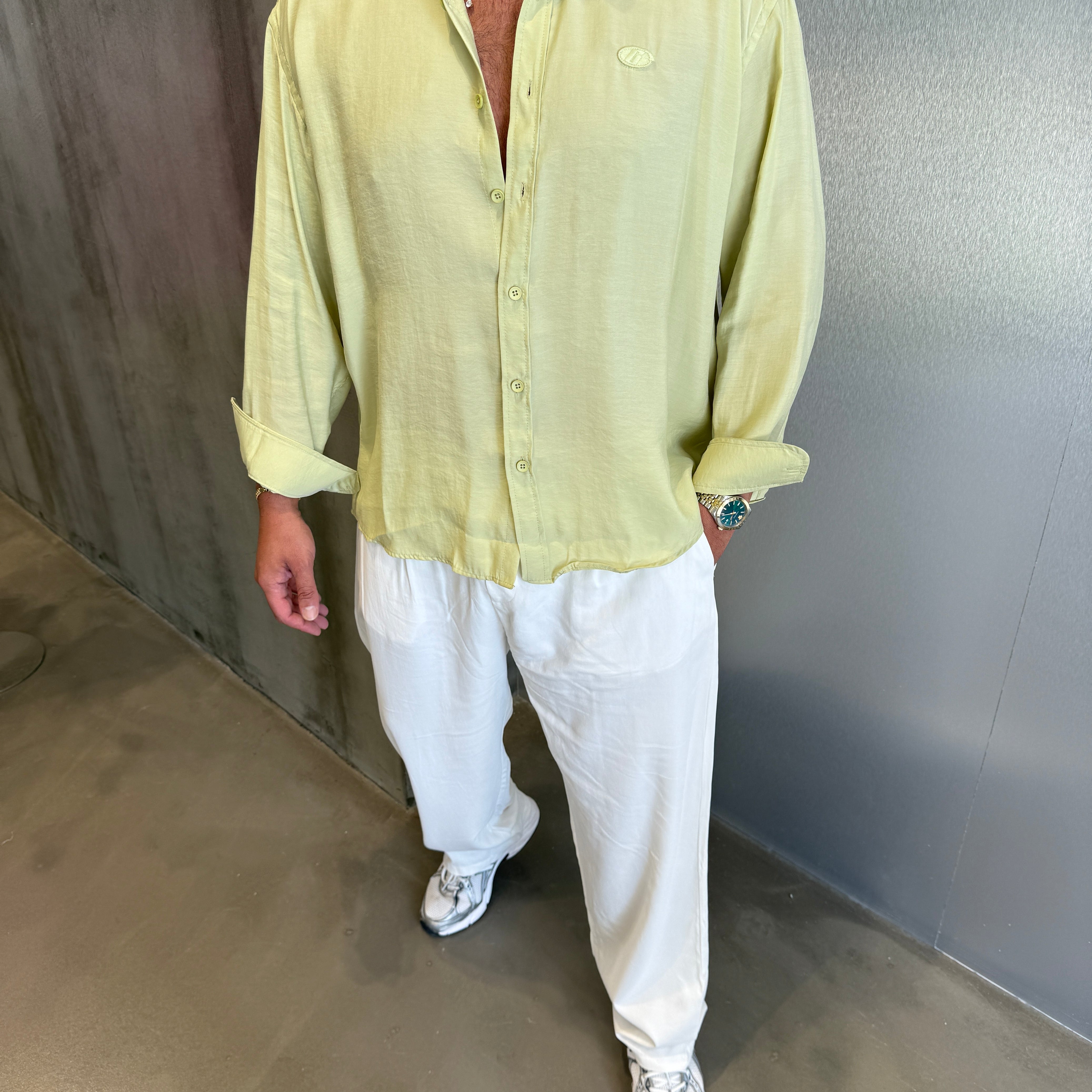 Lacivert Modal Kumaş Gömlek