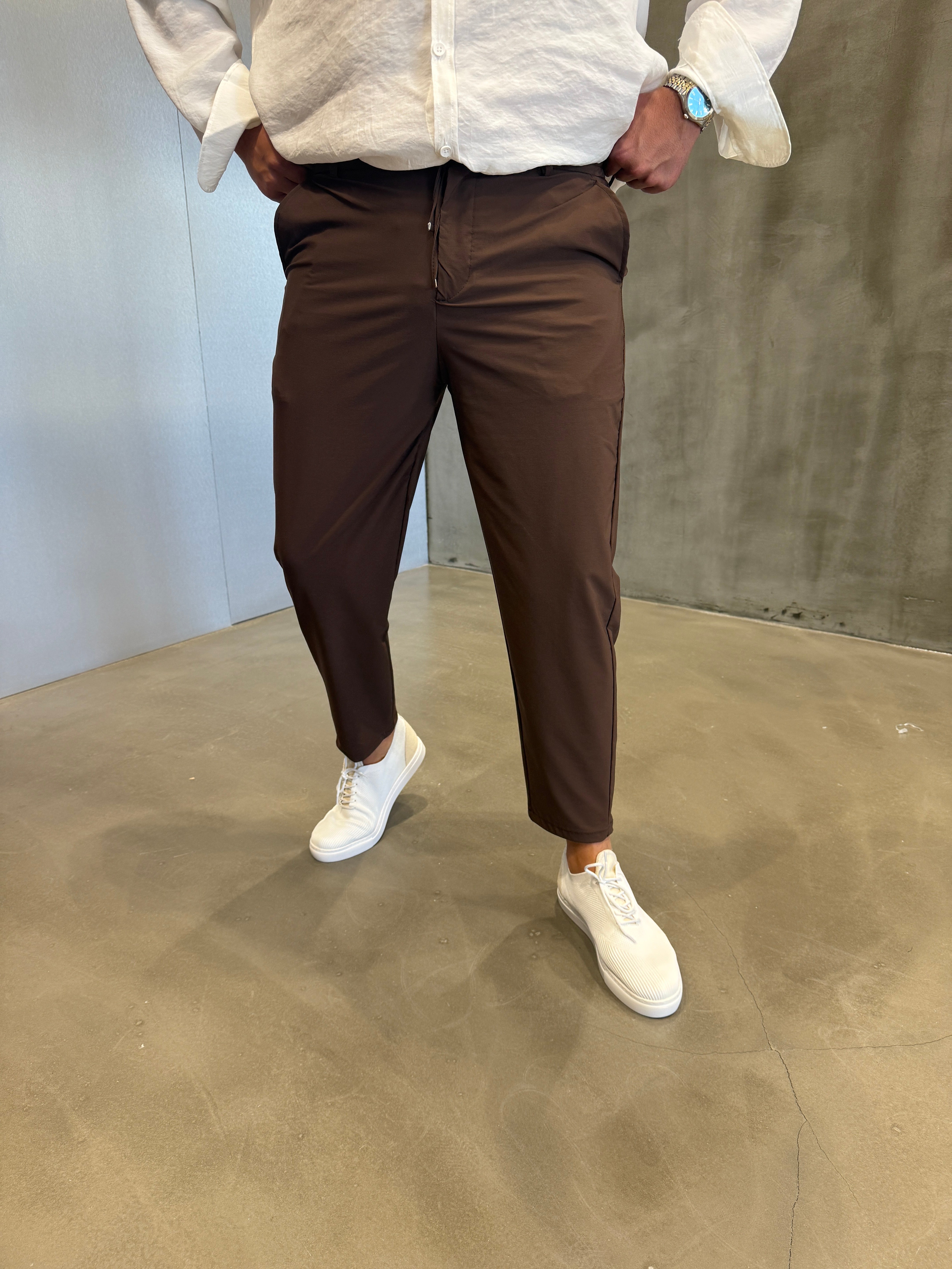 Gri İthal Kumaş Pantolon