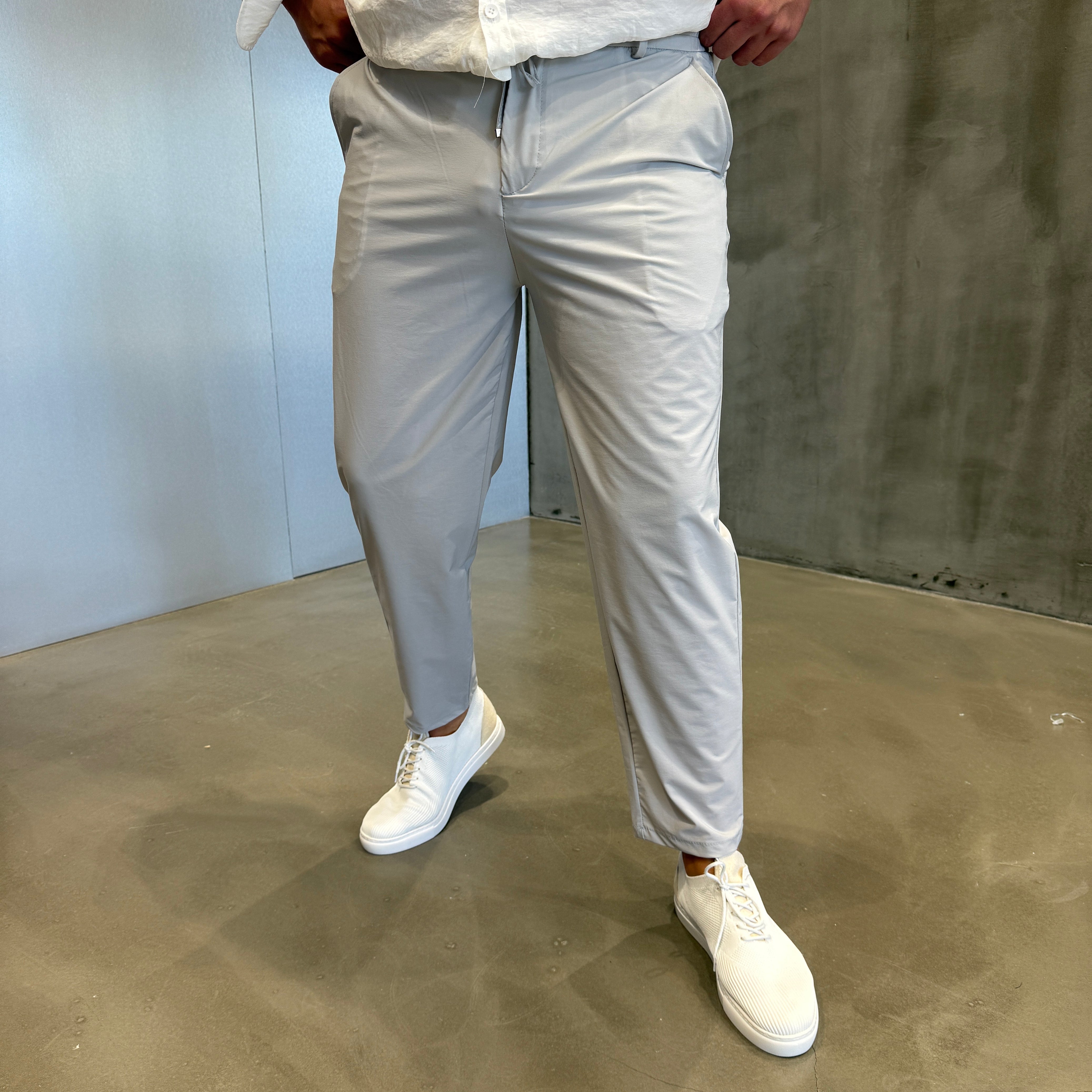 Gri İthal Kumaş Pantolon