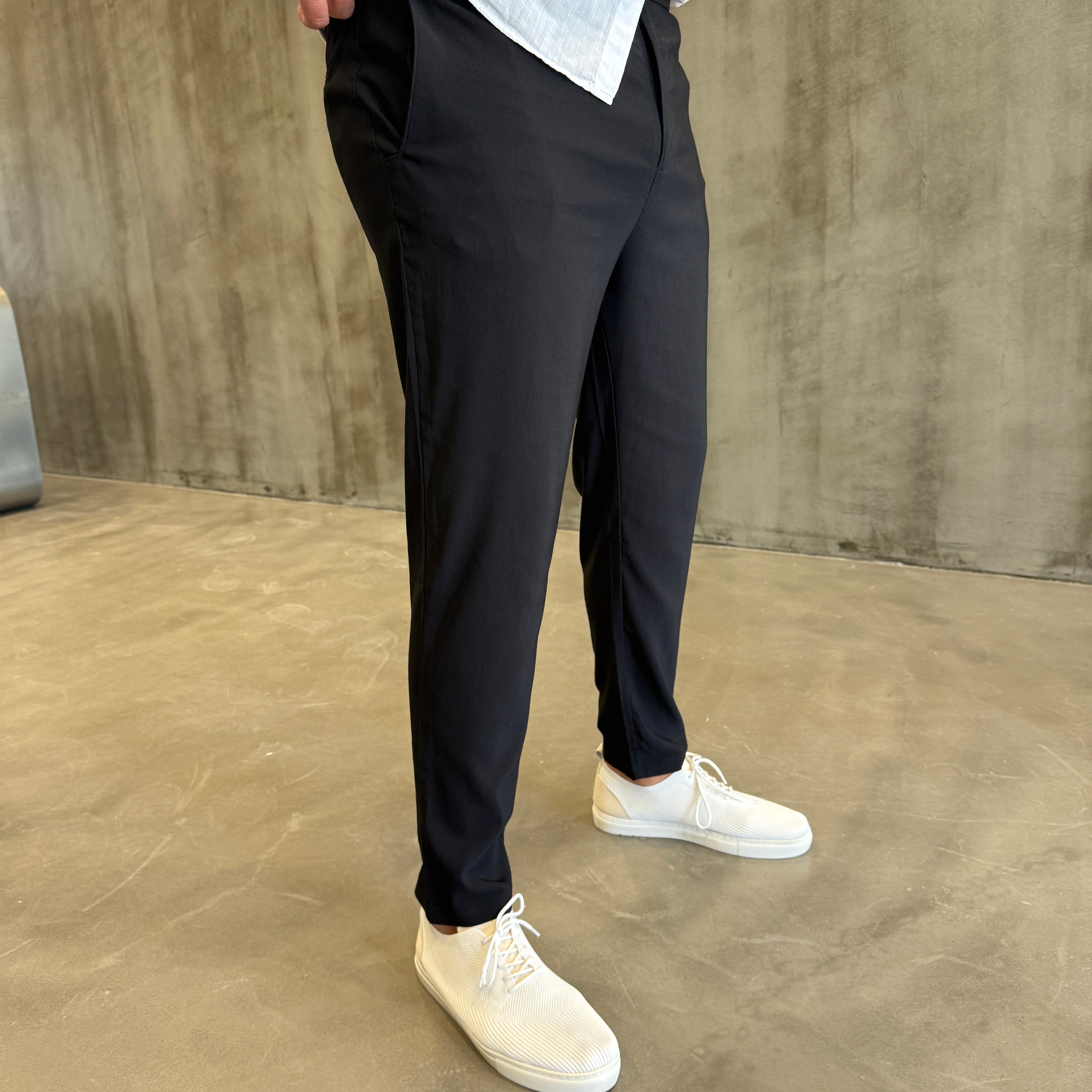 Krem Bel Lastik Pantolon