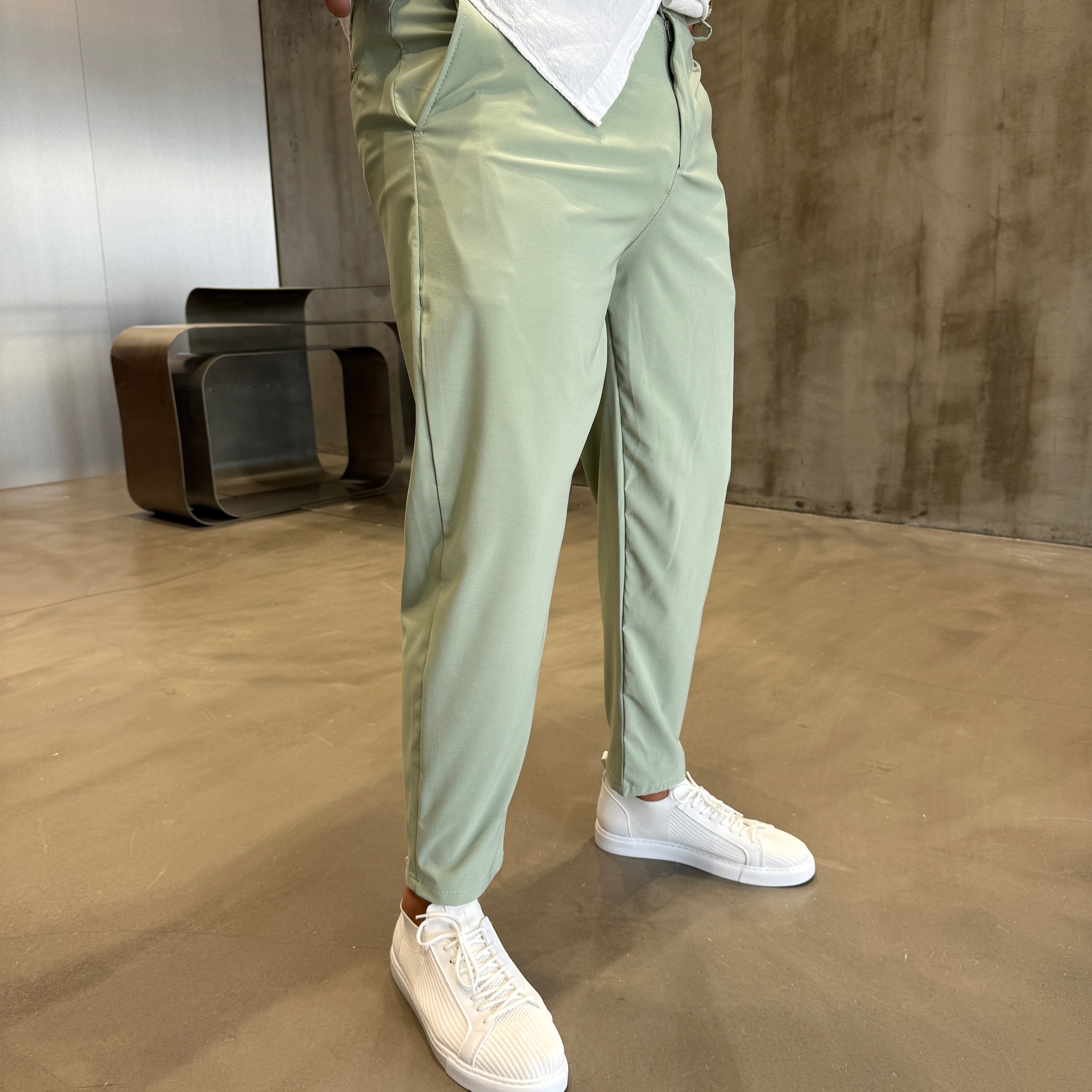 Haki Havuç Kesim Jogger