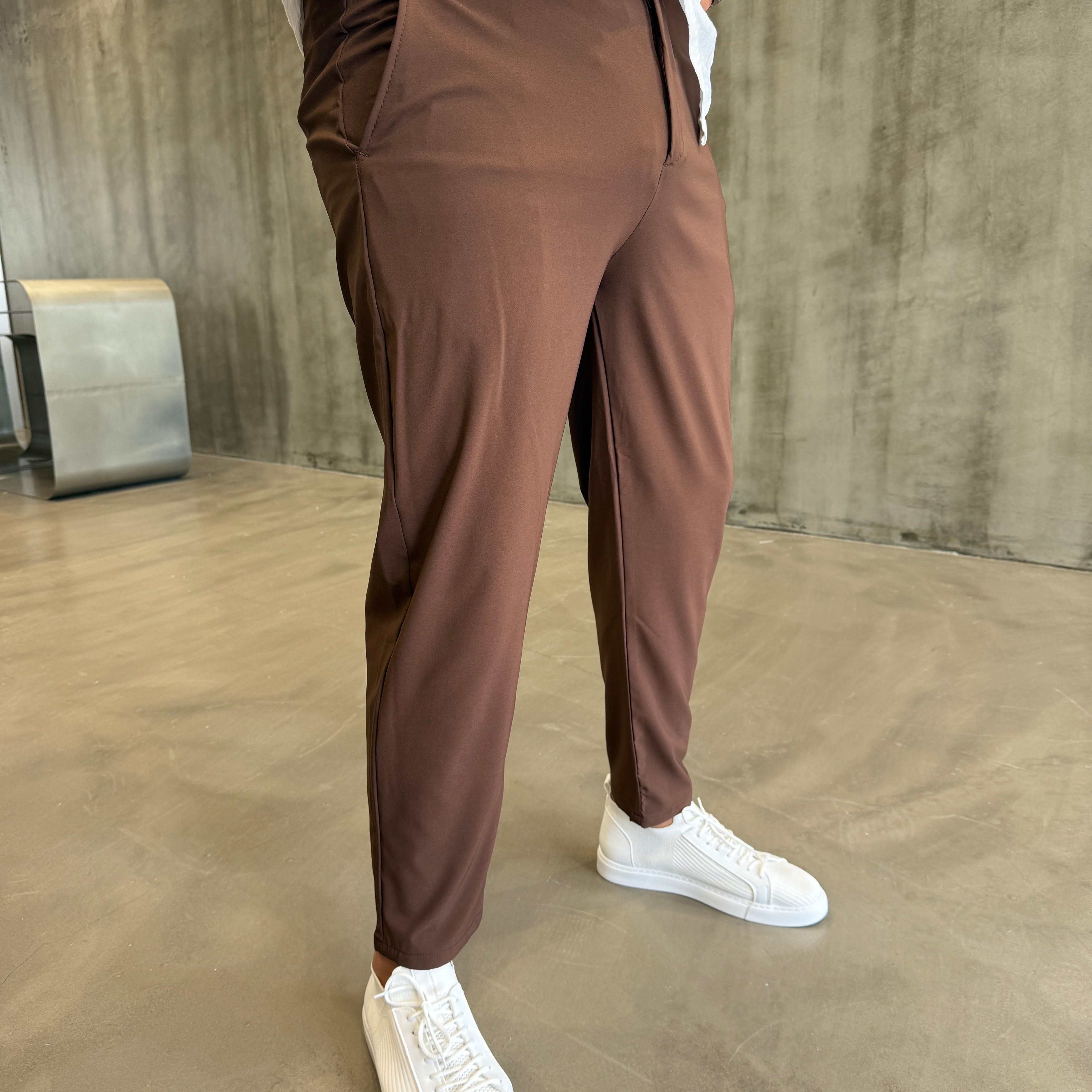 Krem Havuç Kesim Jogger