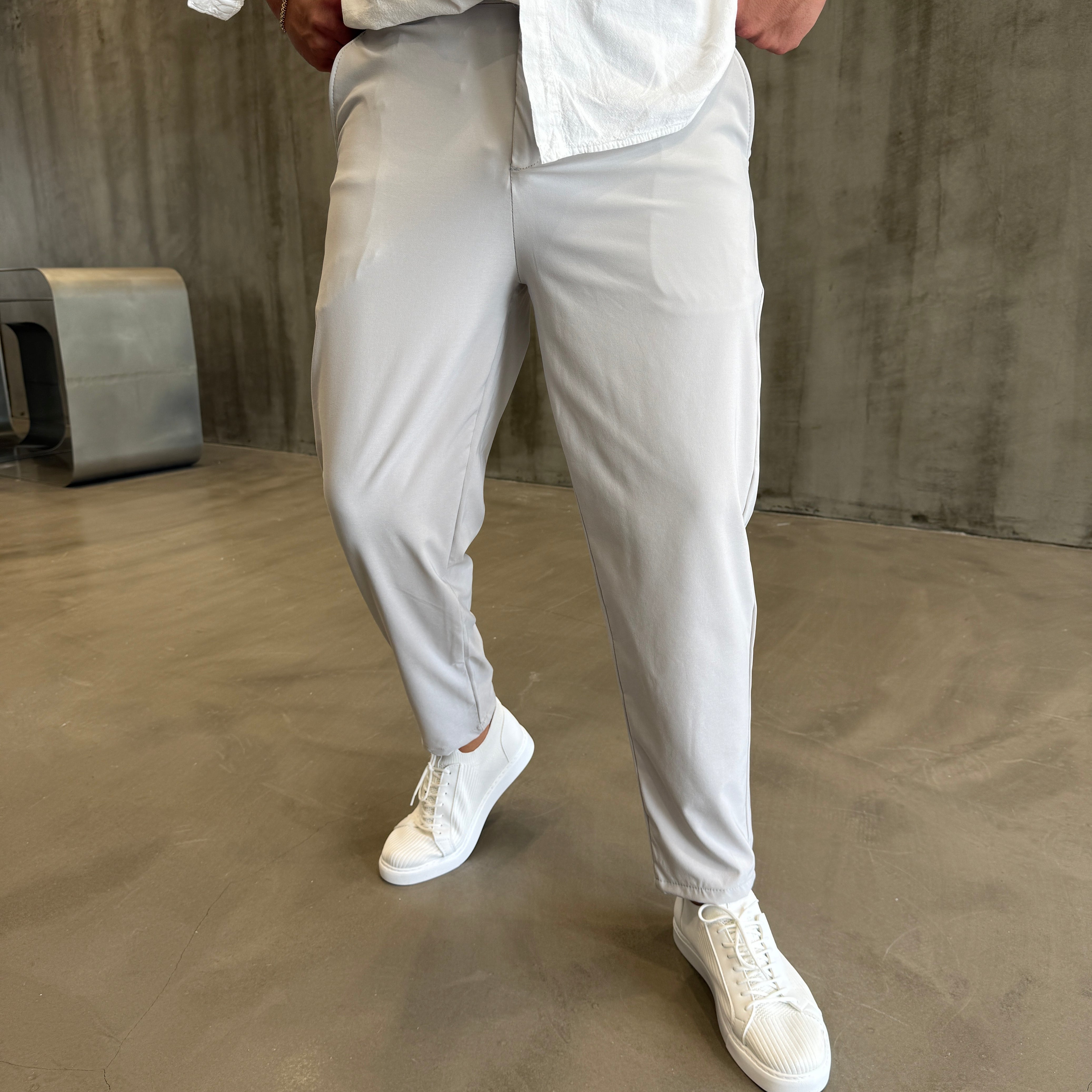 Krem Havuç Kesim Jogger