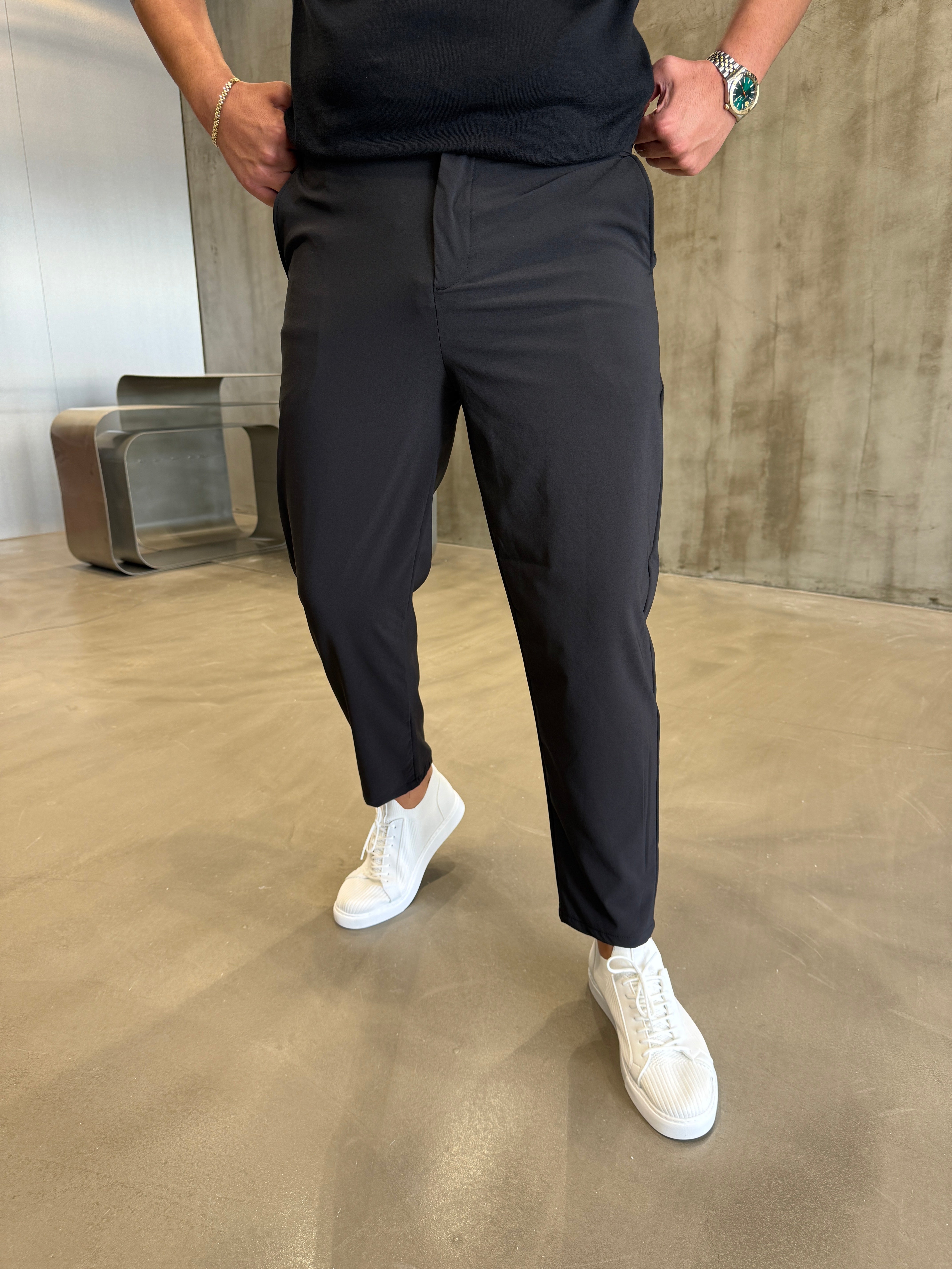 Krem Havuç Kesim Jogger