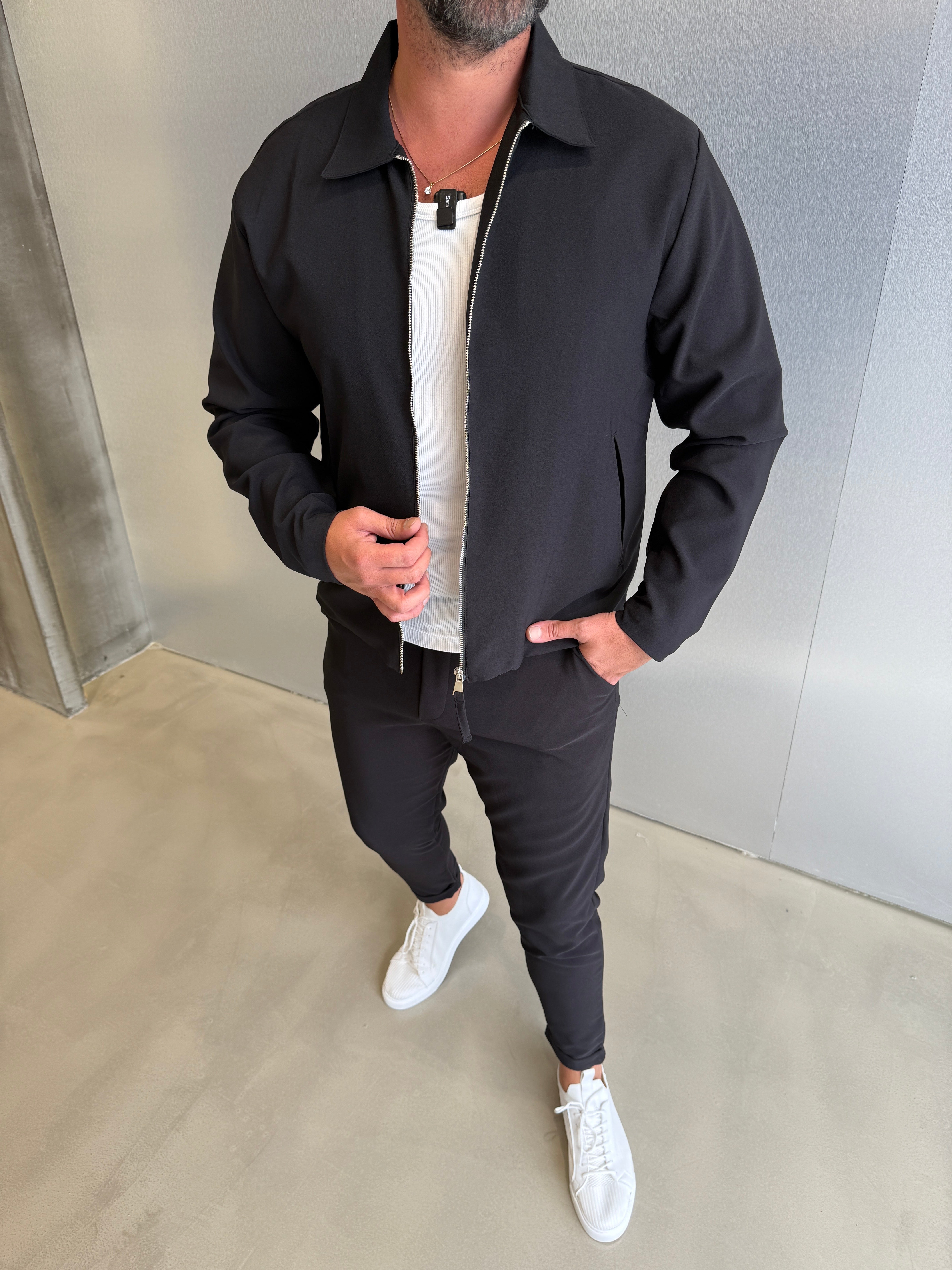 Siyah Hürrem Kumaş Takım